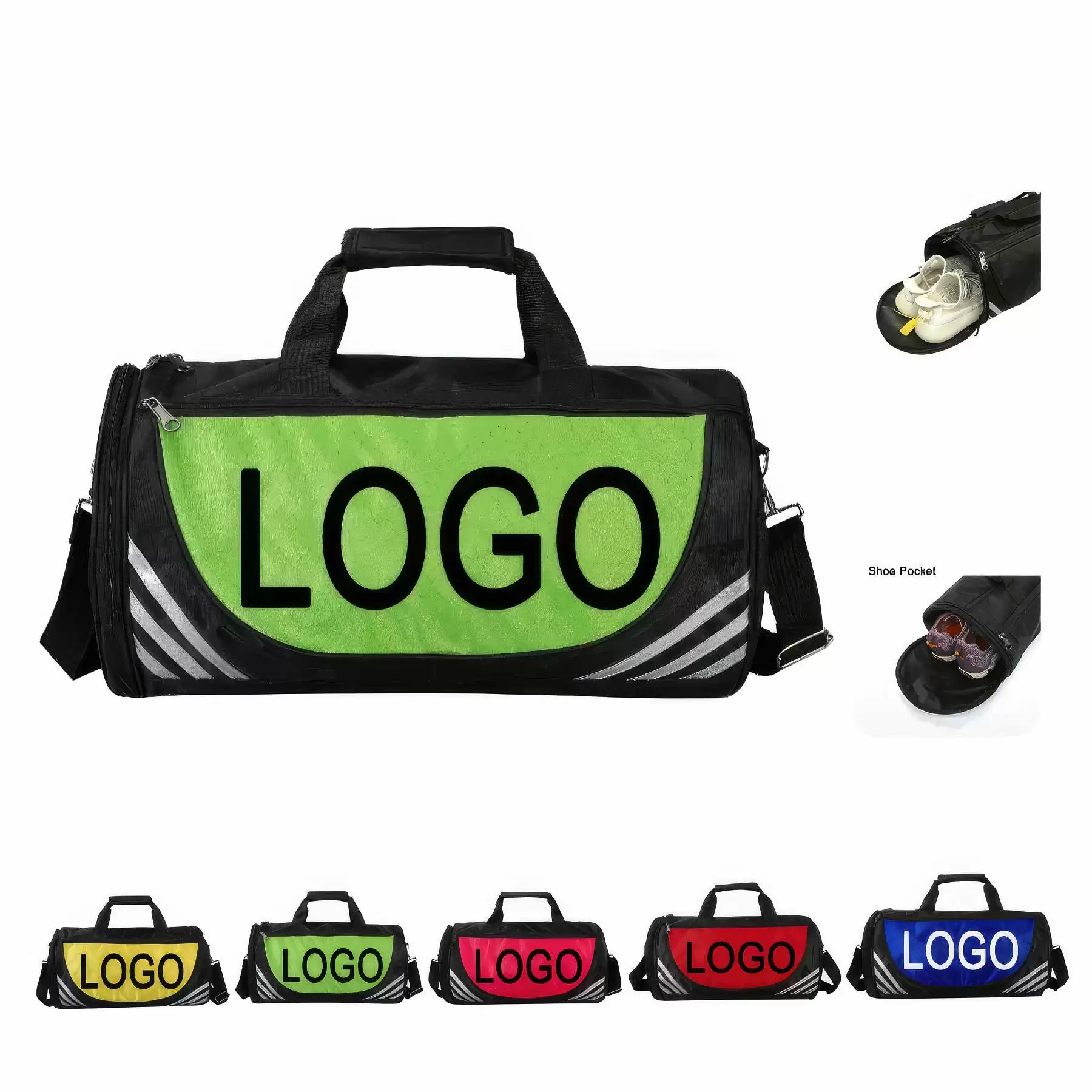 Travel Sports Tote Handbag & Yoga Gym Weekender Duffel Bag