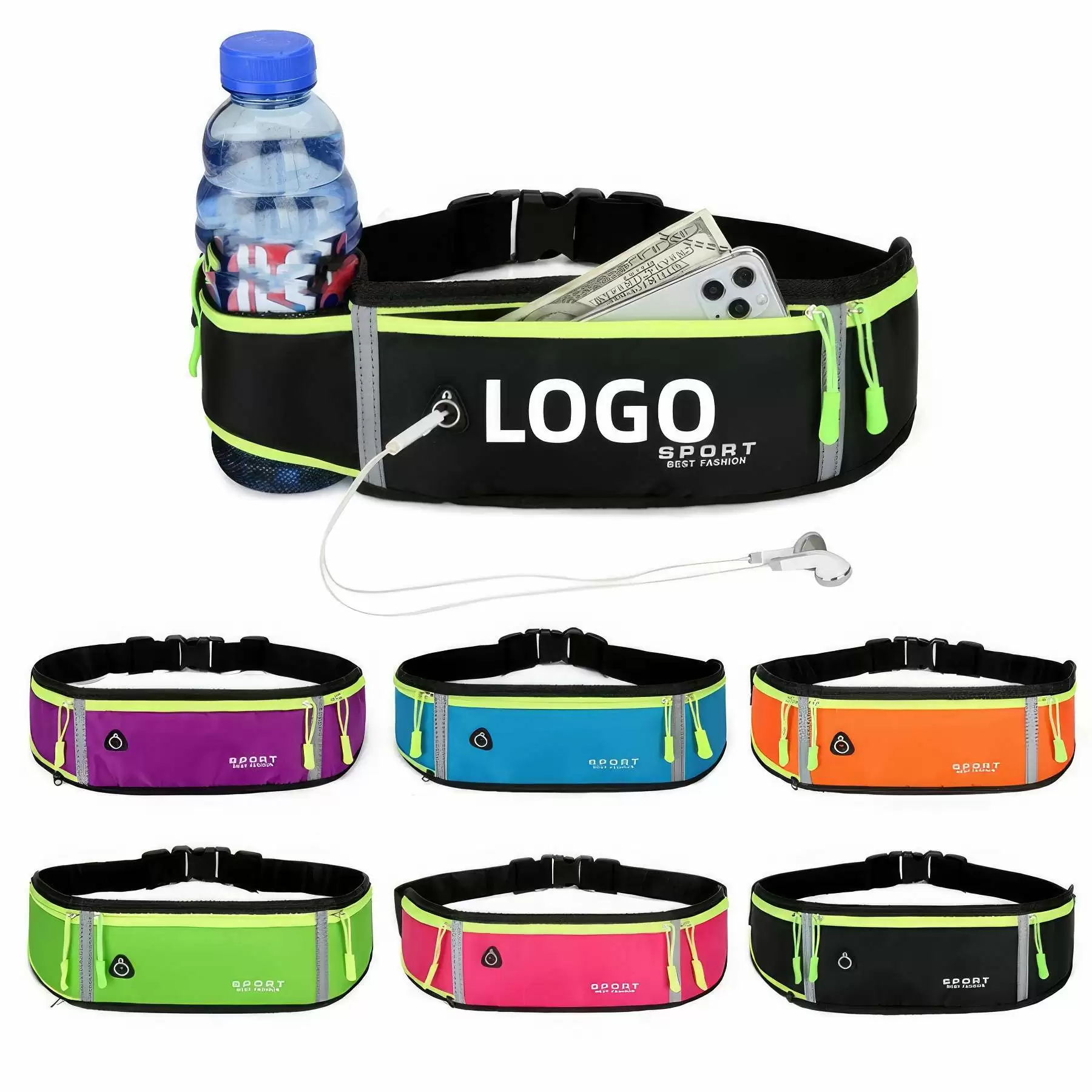 Custom Water proof Running Belt Waist Packs