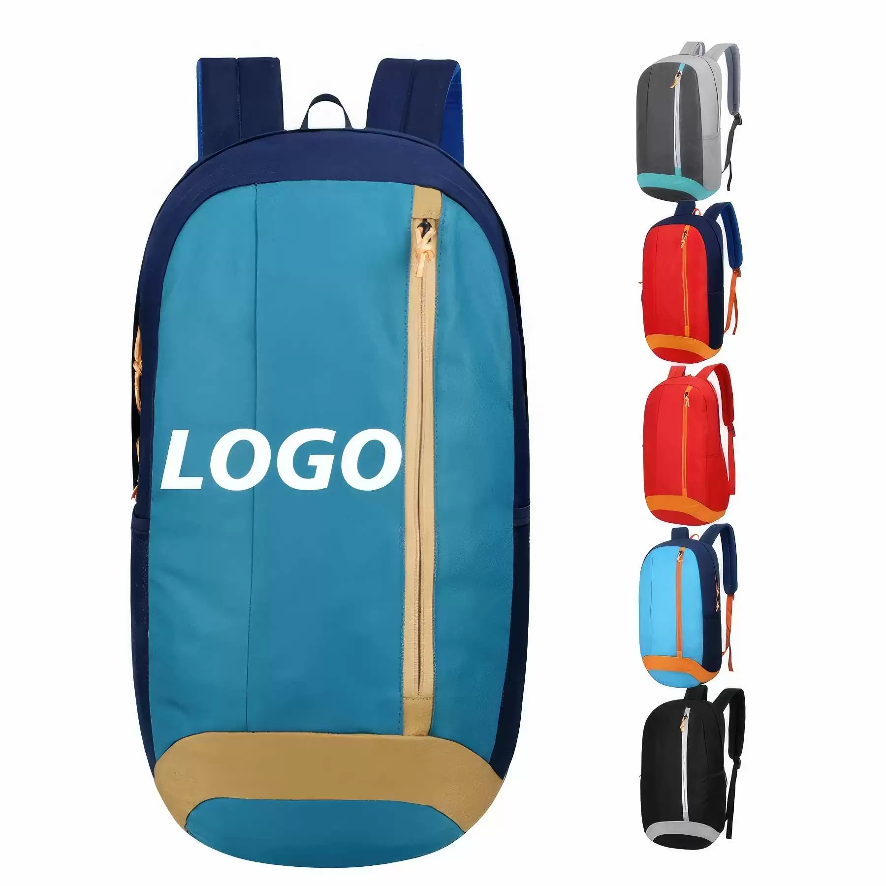 Custom Water Resistant Backpacks College Travel Daypack