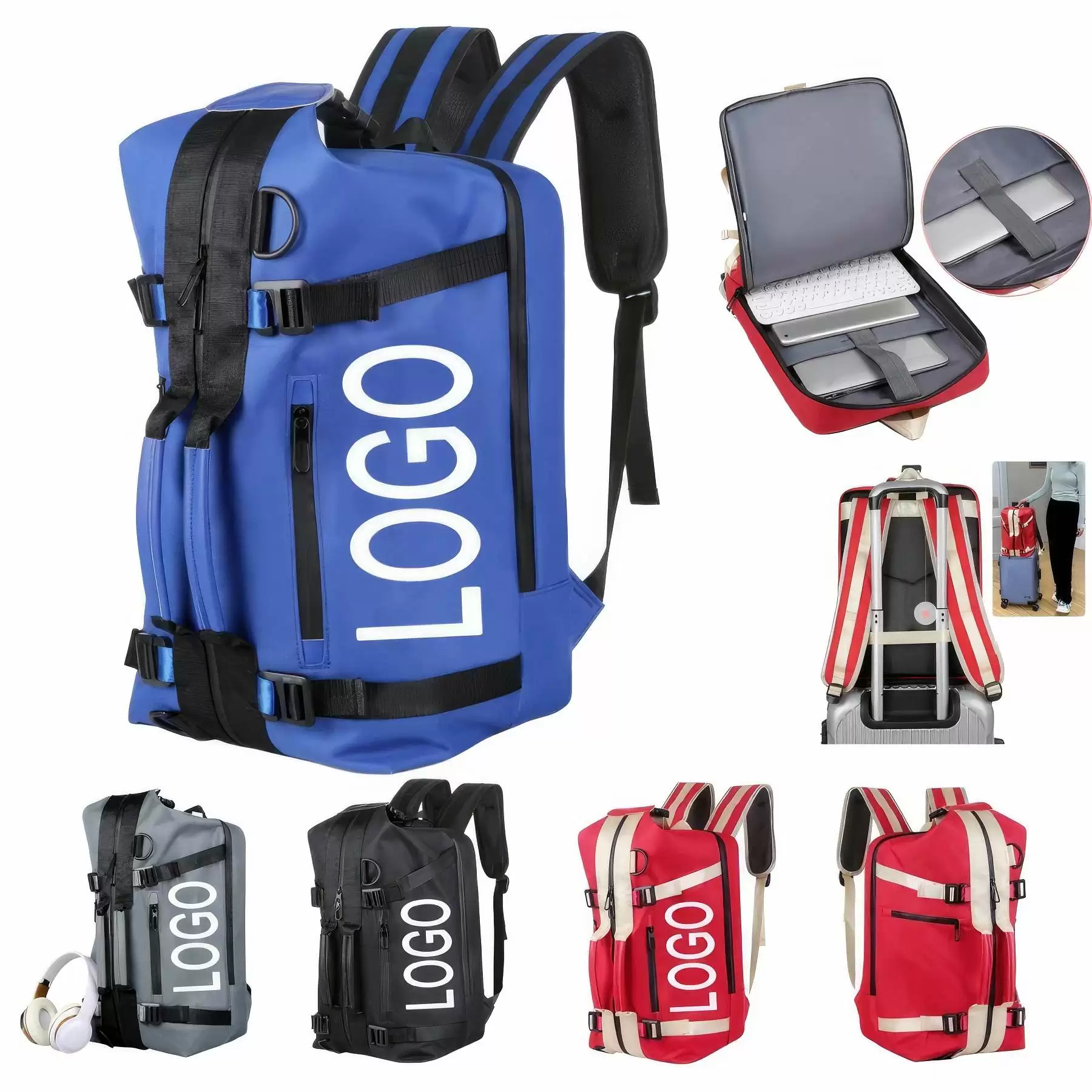 Travel Sports Duffel Bag & Yoga Weekender Backpack Handbag