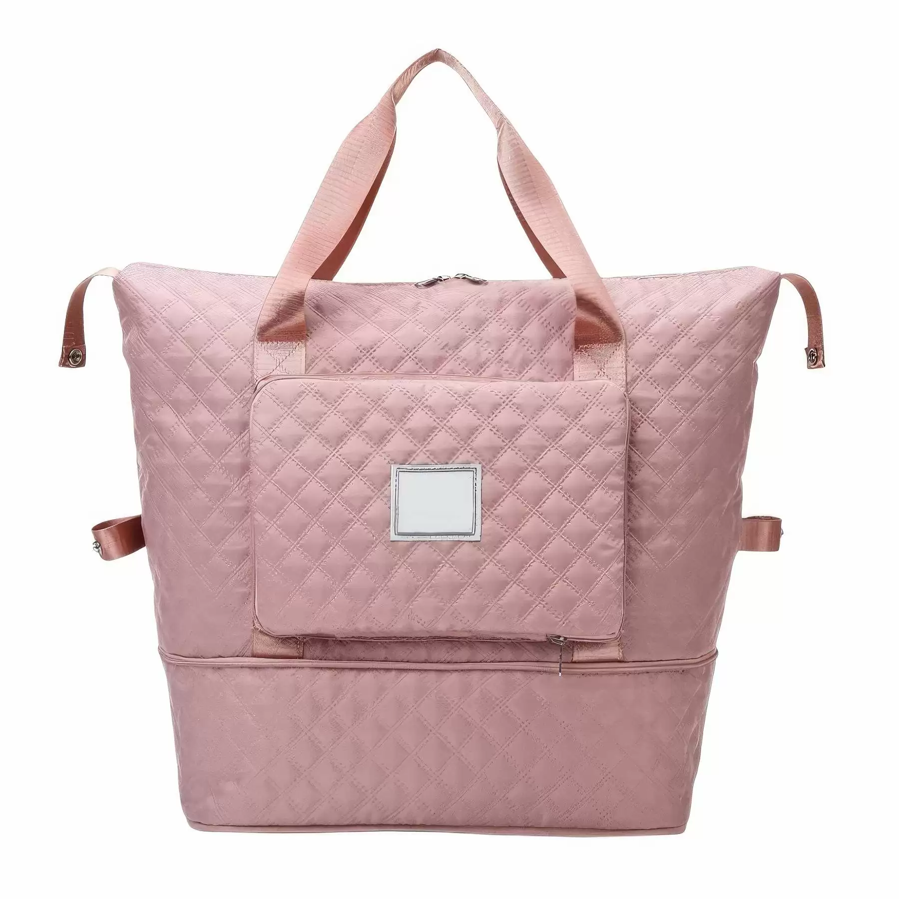 Foldable Travel Sport Tote Handbag Yoga Weekender Duffel Bag - Image 2