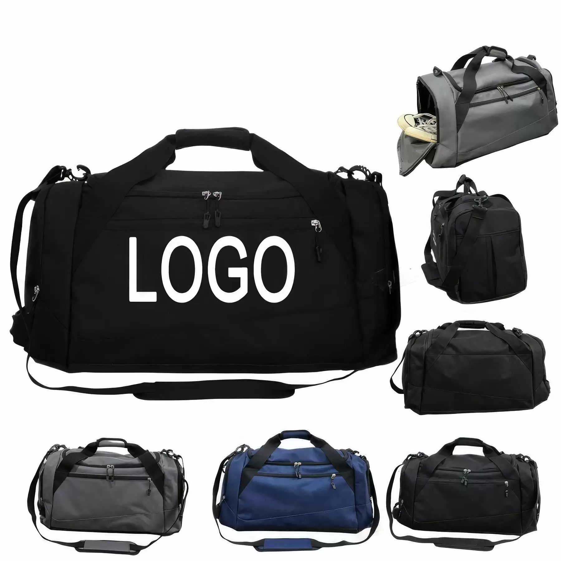 Travel Sports Duffel Bag & Yoga Gym Weekender Tote Handbag