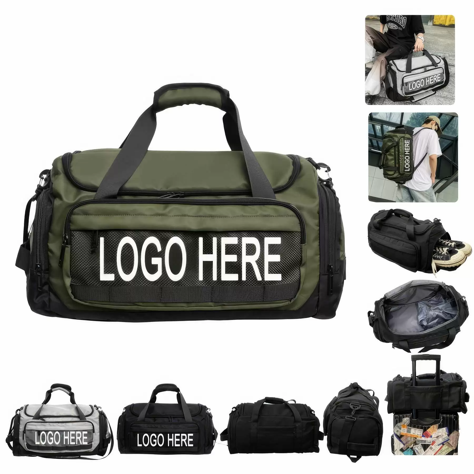 Multifunctional Travel Sports Duffel Bag & Yoga Gym Handbag