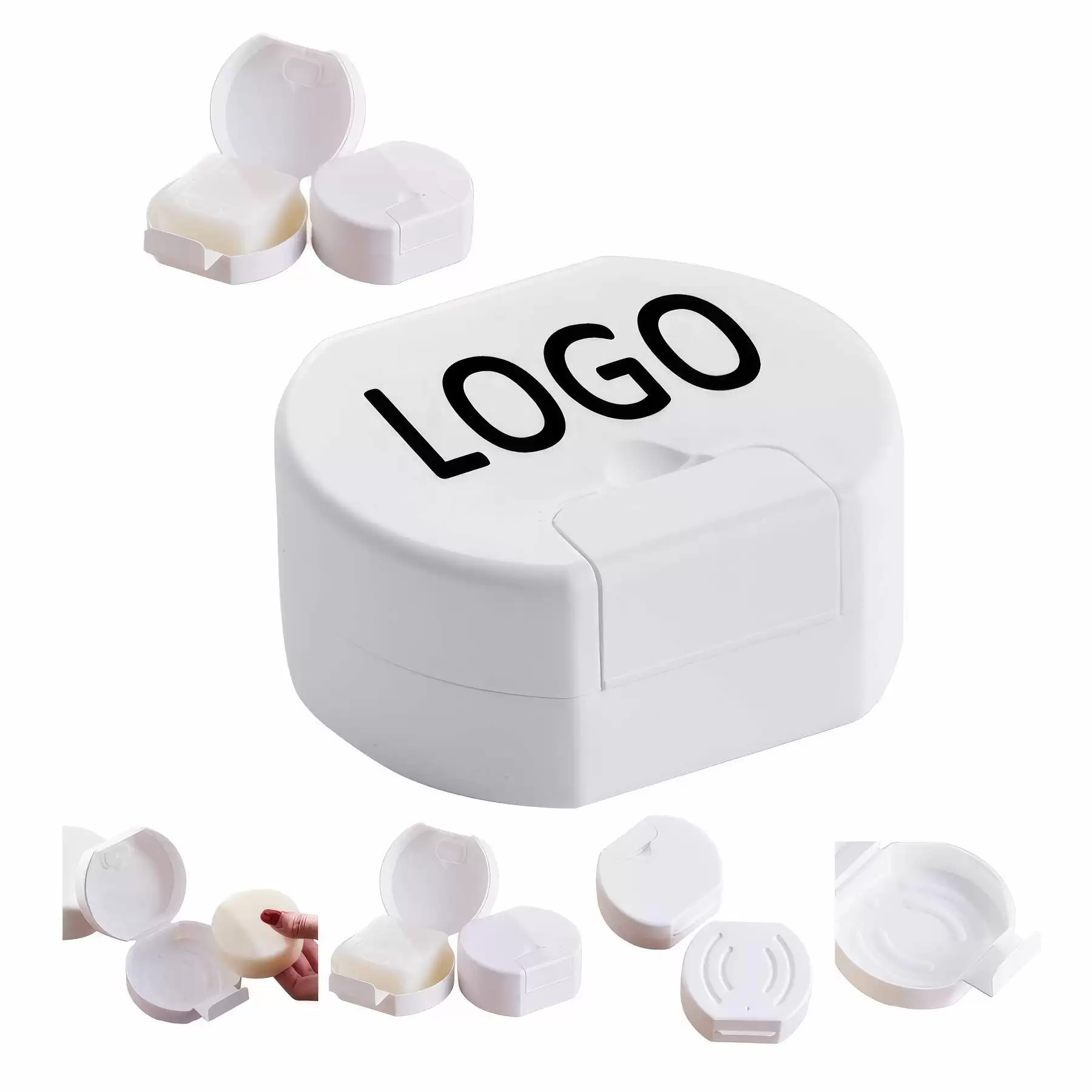 Custom PP Plastic Portable Travel Soap Storage Box