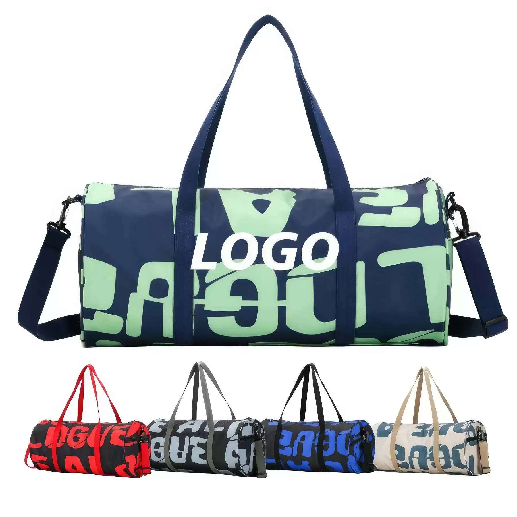 Custom Canvas Gym Sports Travel Duffel Bags