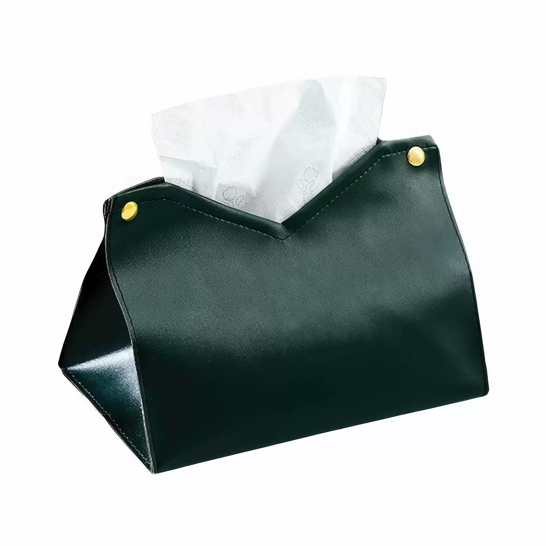 Custom PU Leather Car Napkin Case & Restaurant Tissue Box - Image 2