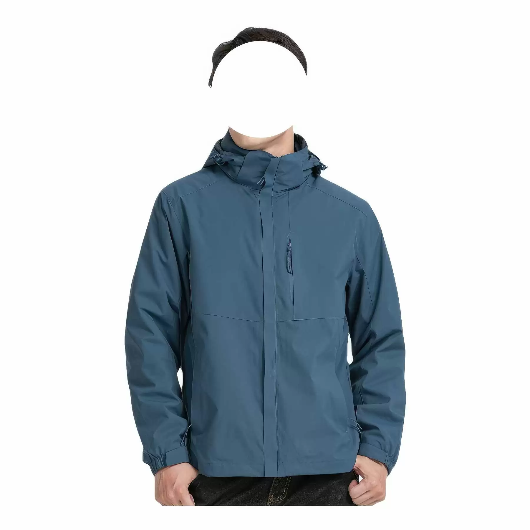 Waterproof Detachable 2-layer Hiking Jacket & Outdoor Coat - Image 2