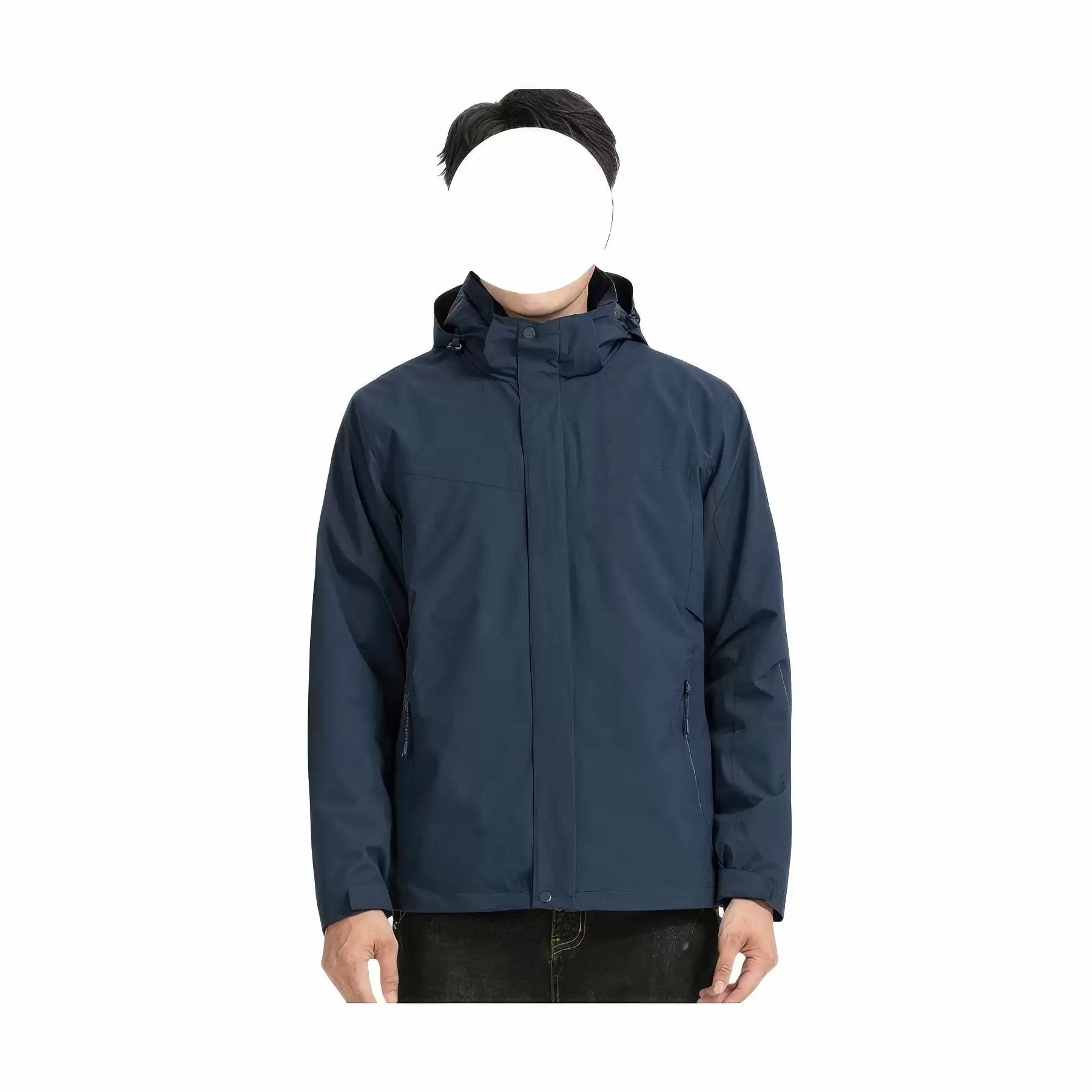 Waterproof Detachable 2-layer Hiking Jacket & Outdoor Coat - Image 2