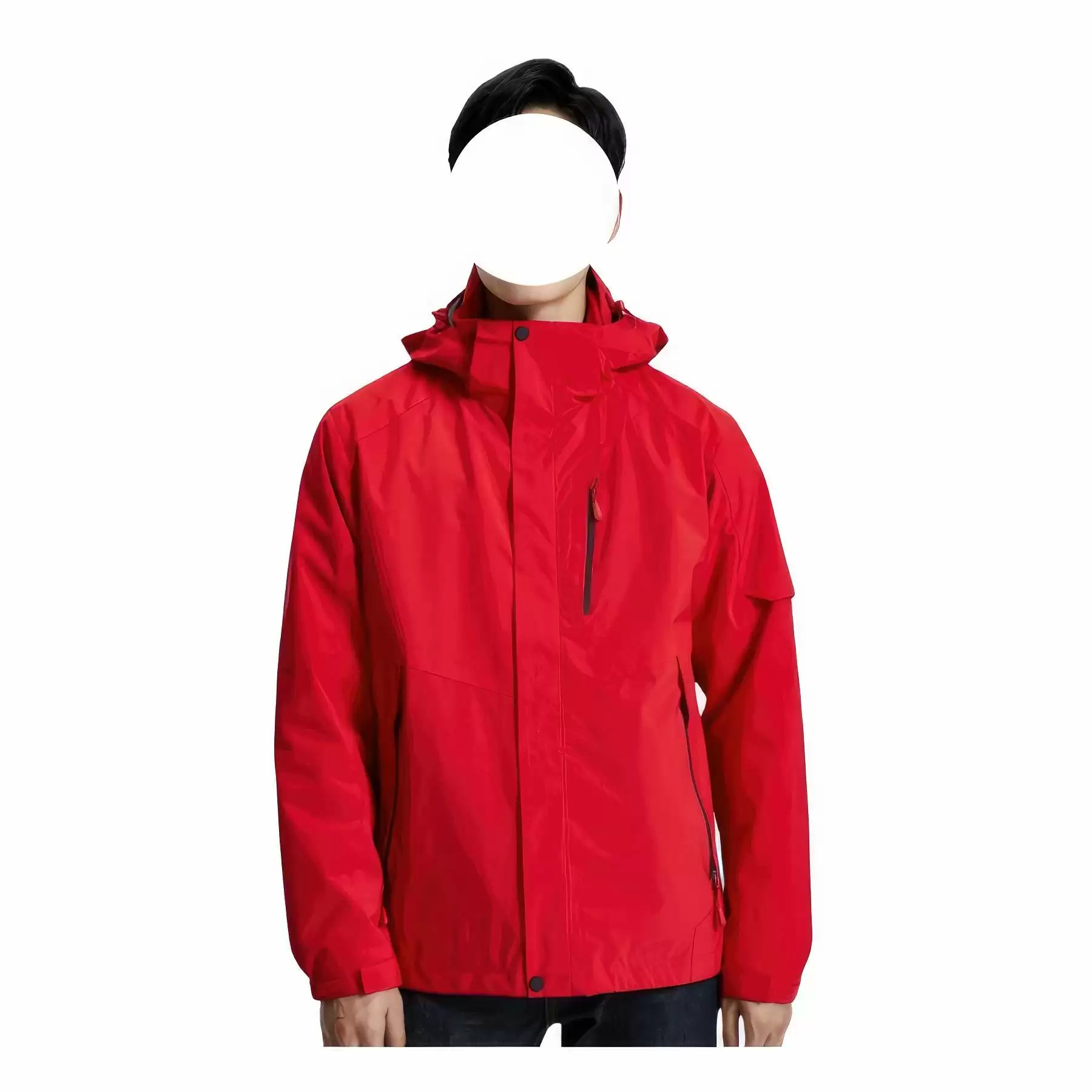 Waterproof Detachable 2-layer Hiking Jacket & Outdoor Coat - Image 2