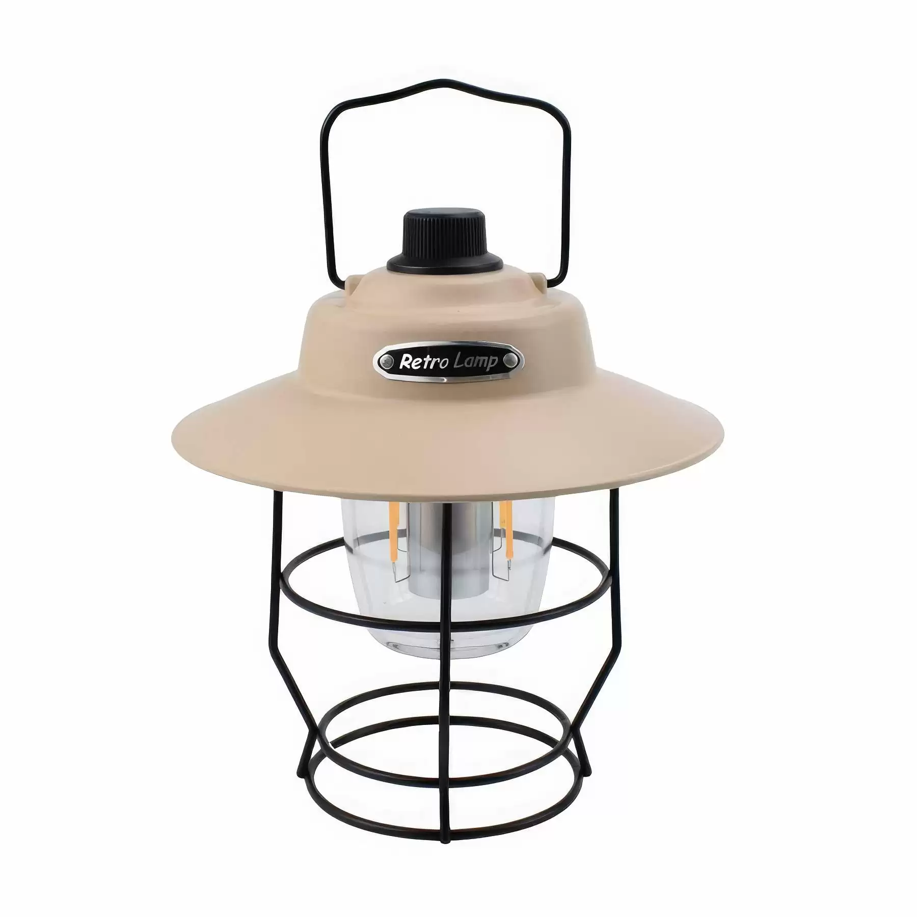 Retro Outdoor Camping Light & Picnic Lantern with Power Bank - Image 2