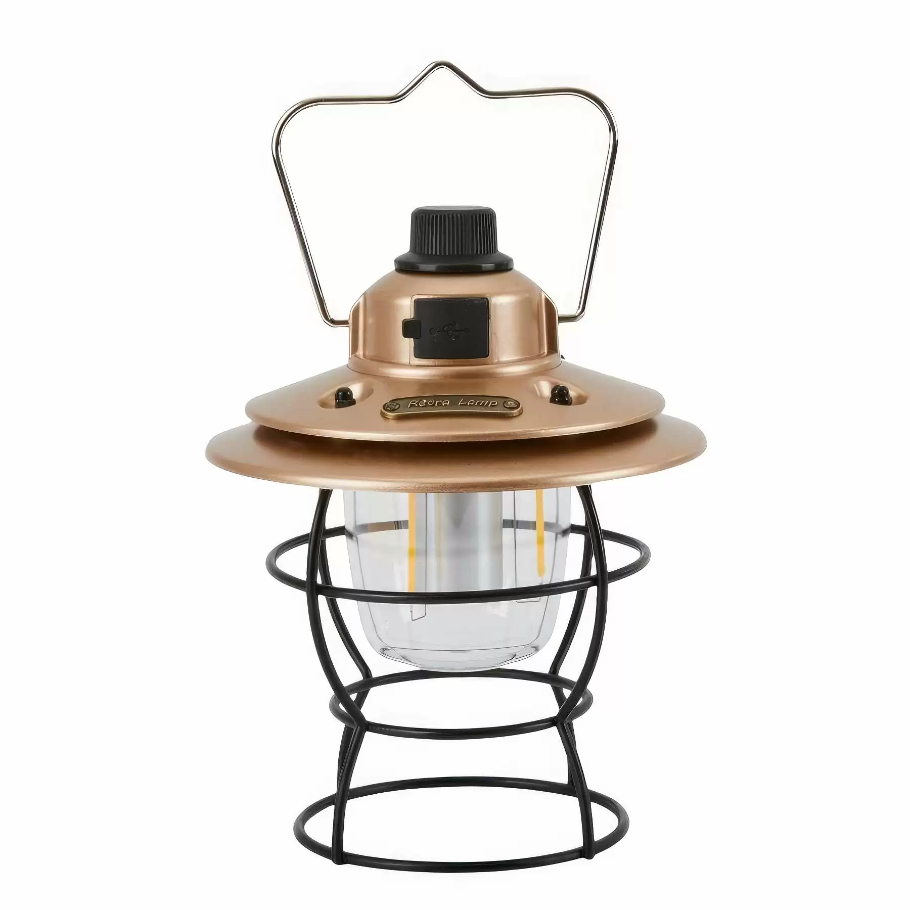 Retro Outdoor Camping Light & Picnic Lantern with Power Bank - Image 2