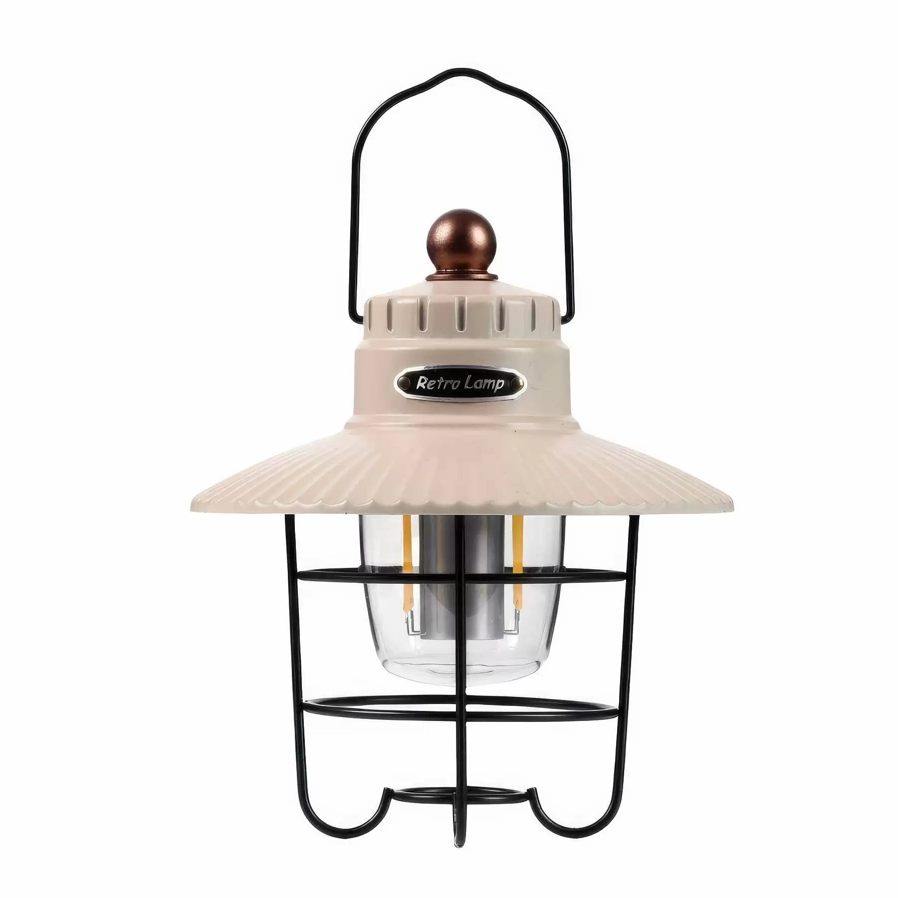 Retro Outdoor Camping Light & Picnic Lantern with Power Bank - Image 2