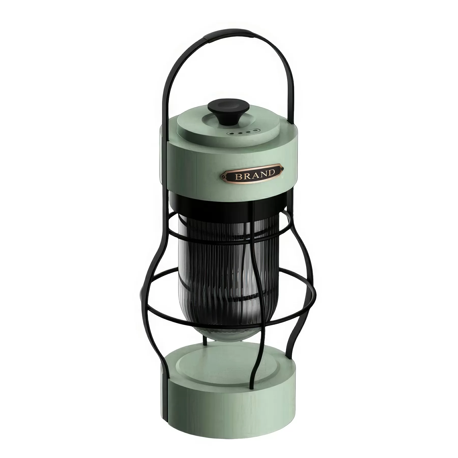 Retro Outdoor Camping Light & Picnic Lantern with Power Bank 9.53" x 4.80" Small - Image 2