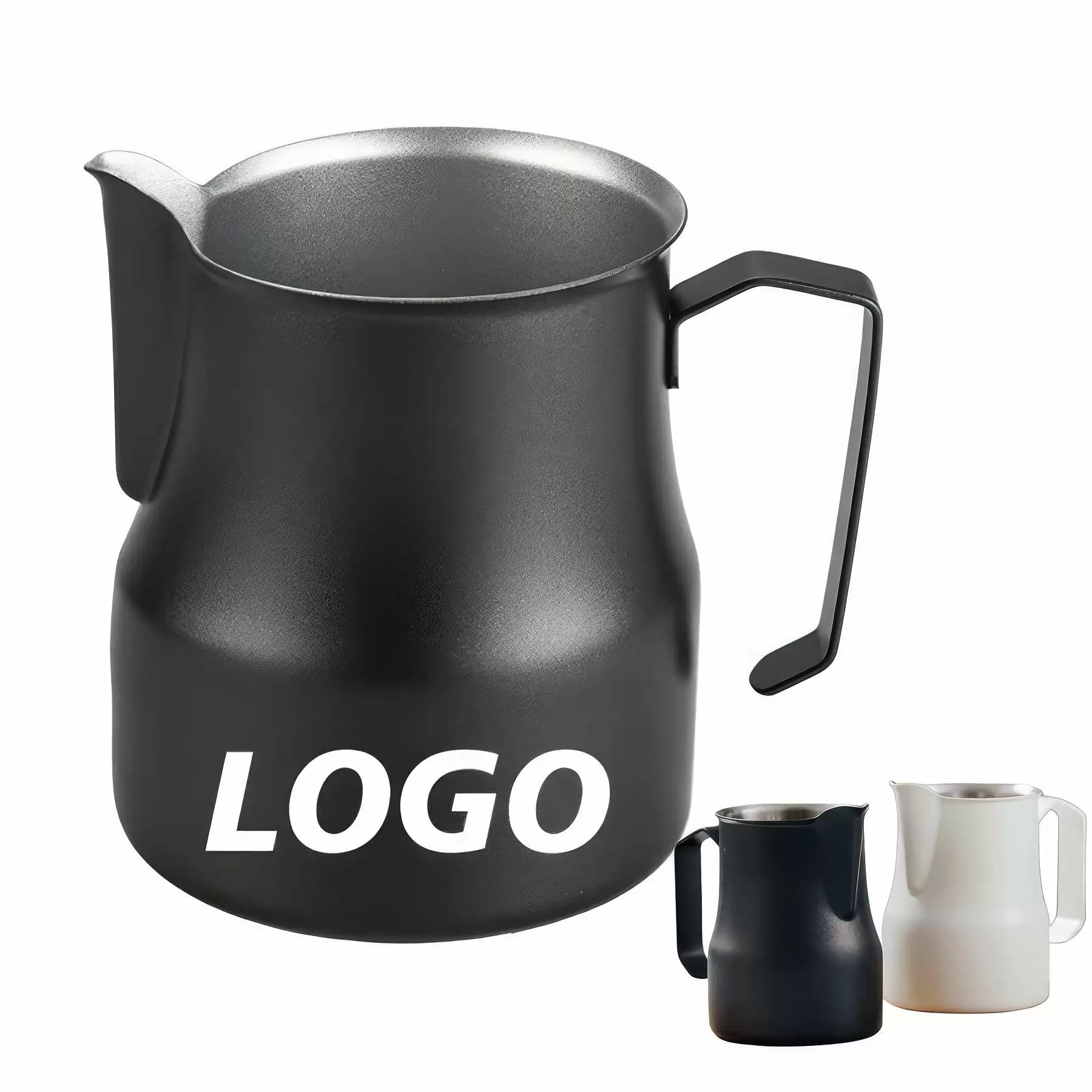 Custom 18.5 oz Stainless Steel Milk Frothing Pitcher