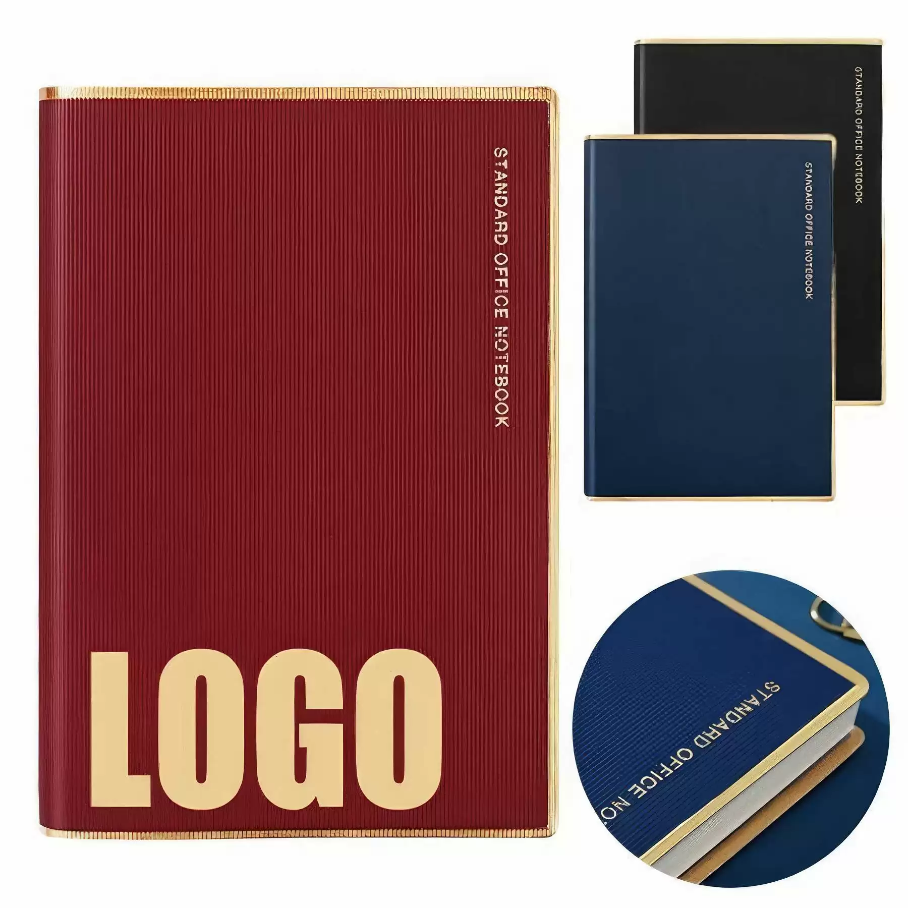 PU Leather A5 Business Travel Journal Diary Notebook