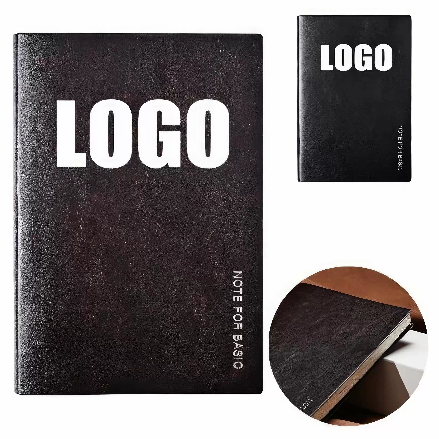 PU Leather A5 Business Travel Journal Diary Notebook