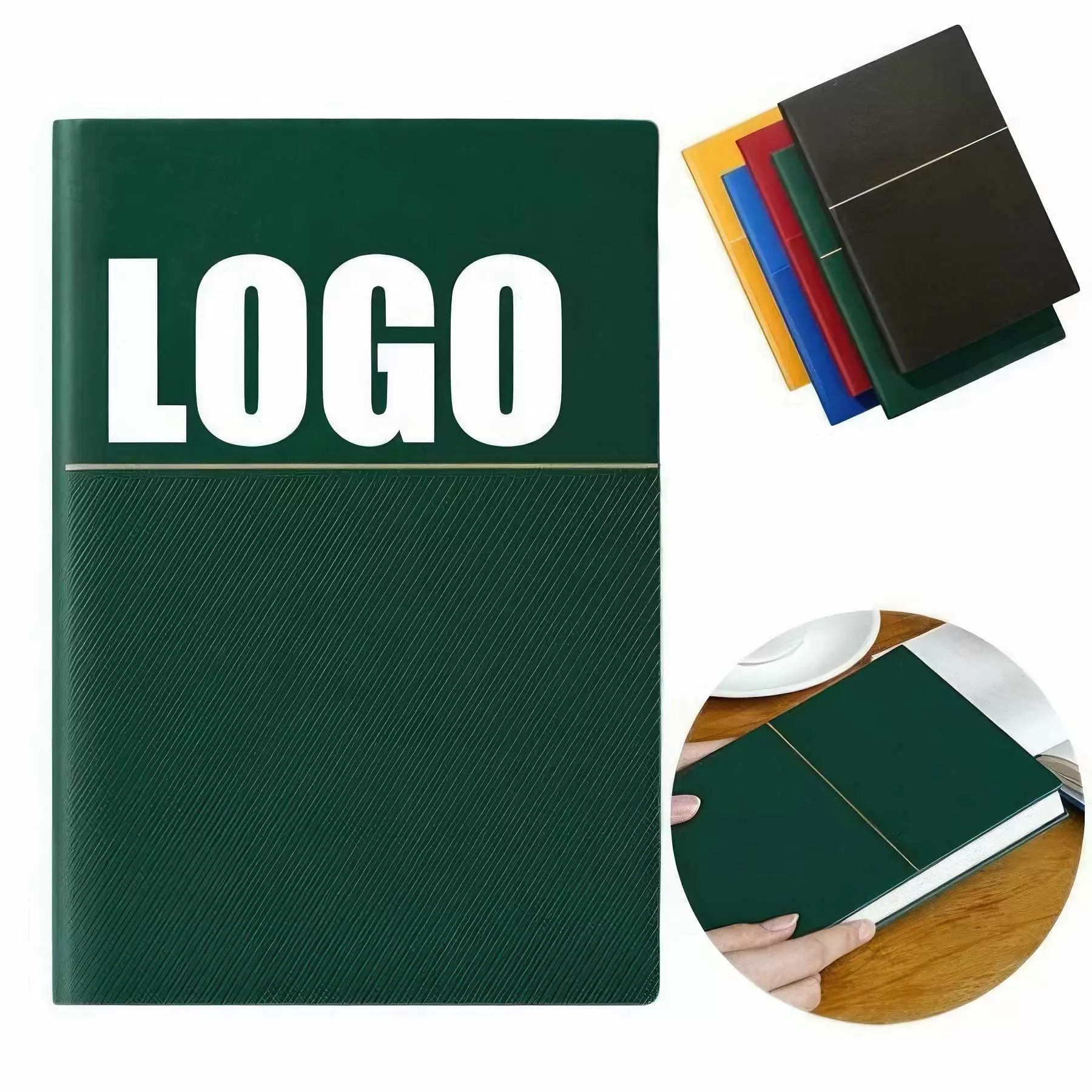 PU Leather A5 Business Travel Journal Diary Notebook