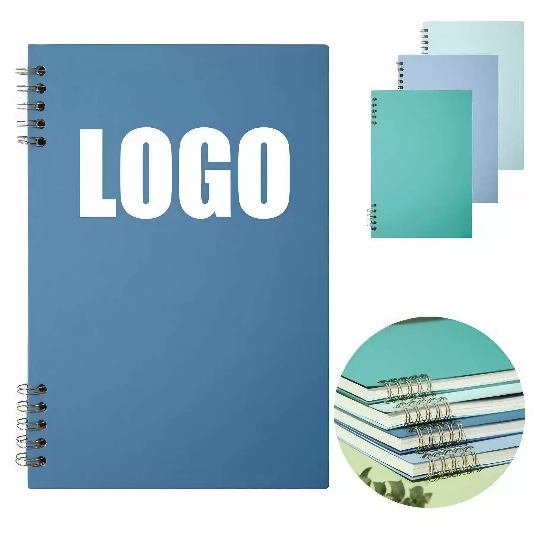 PU Leather A5 Business Travel Journal Binder Notebook