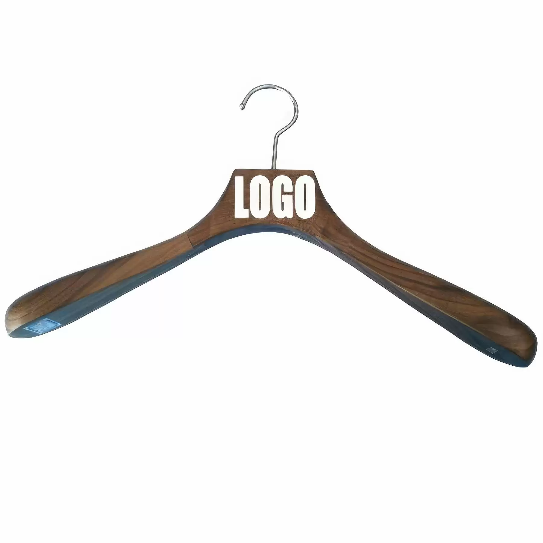 Solid Black Walnut Wood Suit Clothes Wardrobe Closet Hanger