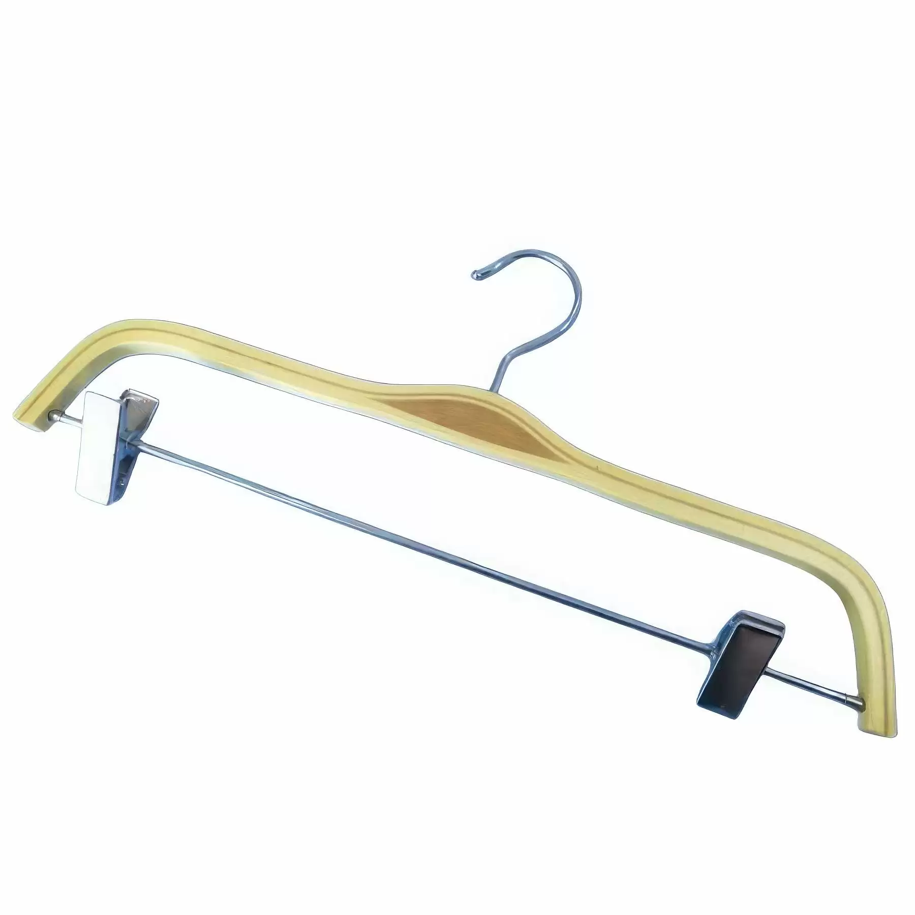 Solid Birch Wood Suit Clothes Wardrobe Closet Hanger - Image 2