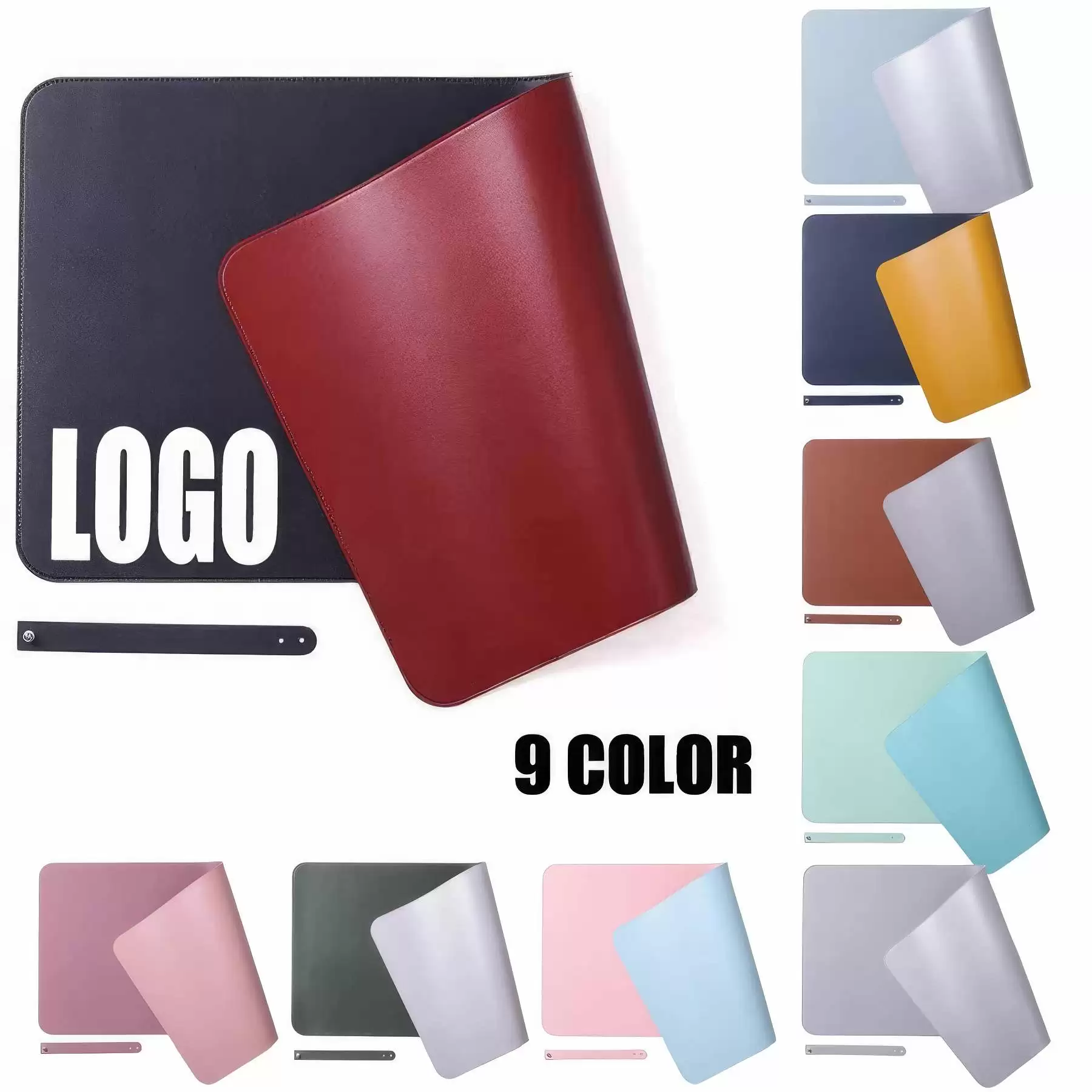 Double-Side PU Laptop Computer Mouse Pad & Table Mat