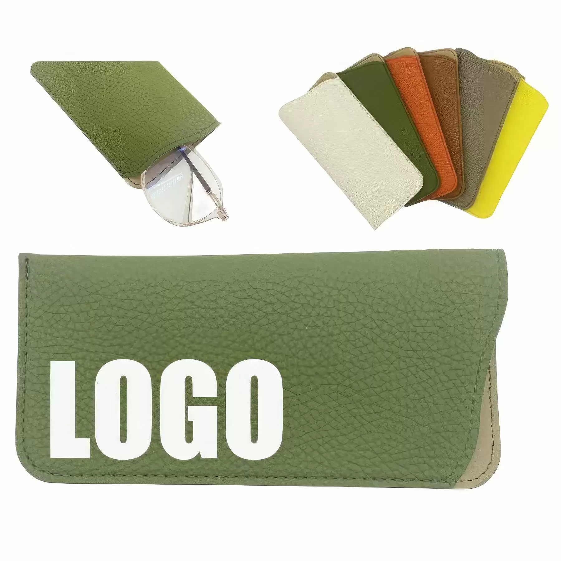 PU Leather Glasses Organizer Bag & Sunglasses Pouch Case