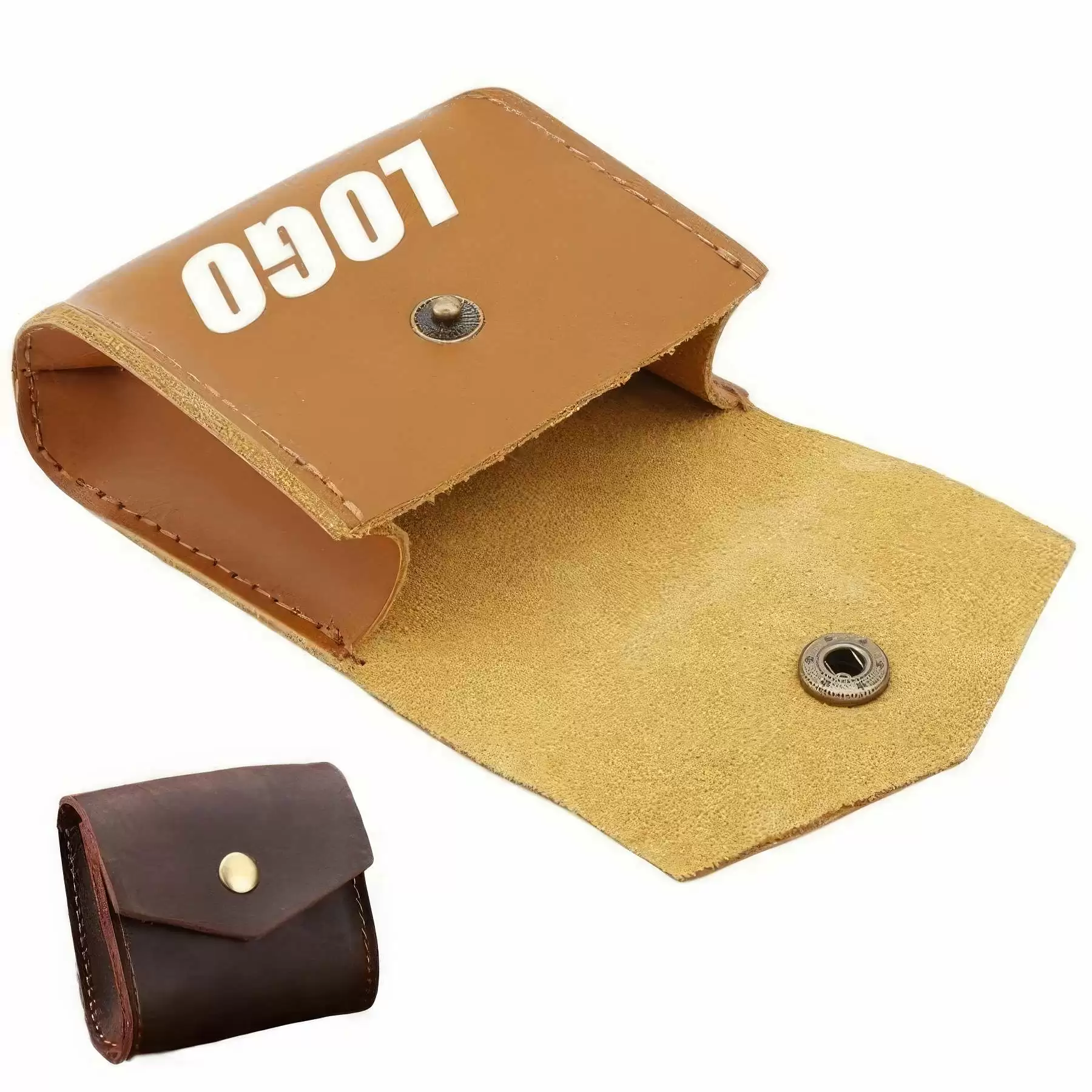 PU Leather Cable Earbud Travel Organizer Pouch & Key Bag