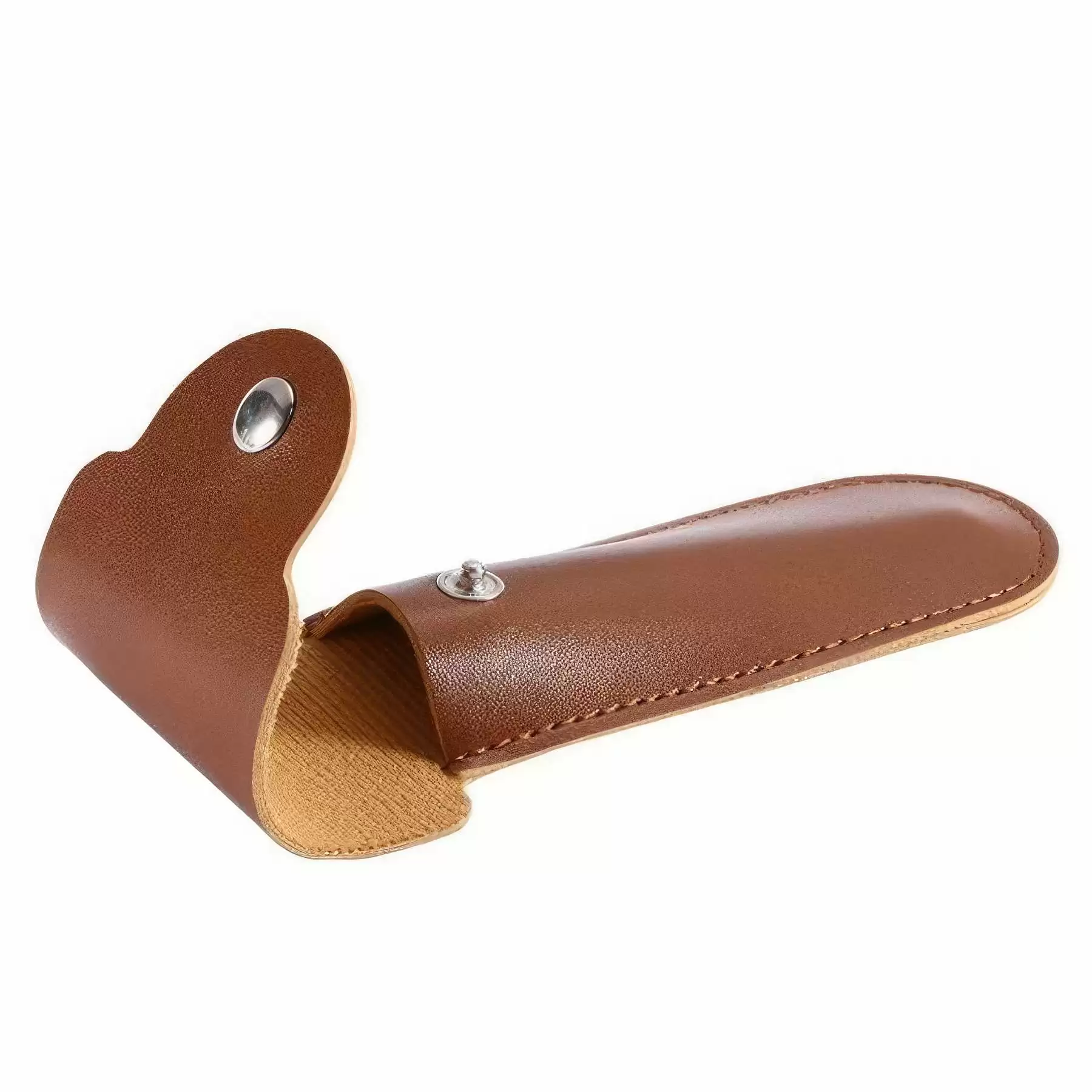 Travel Portable PU Leather Safety Shaving Razor Case - Image 2