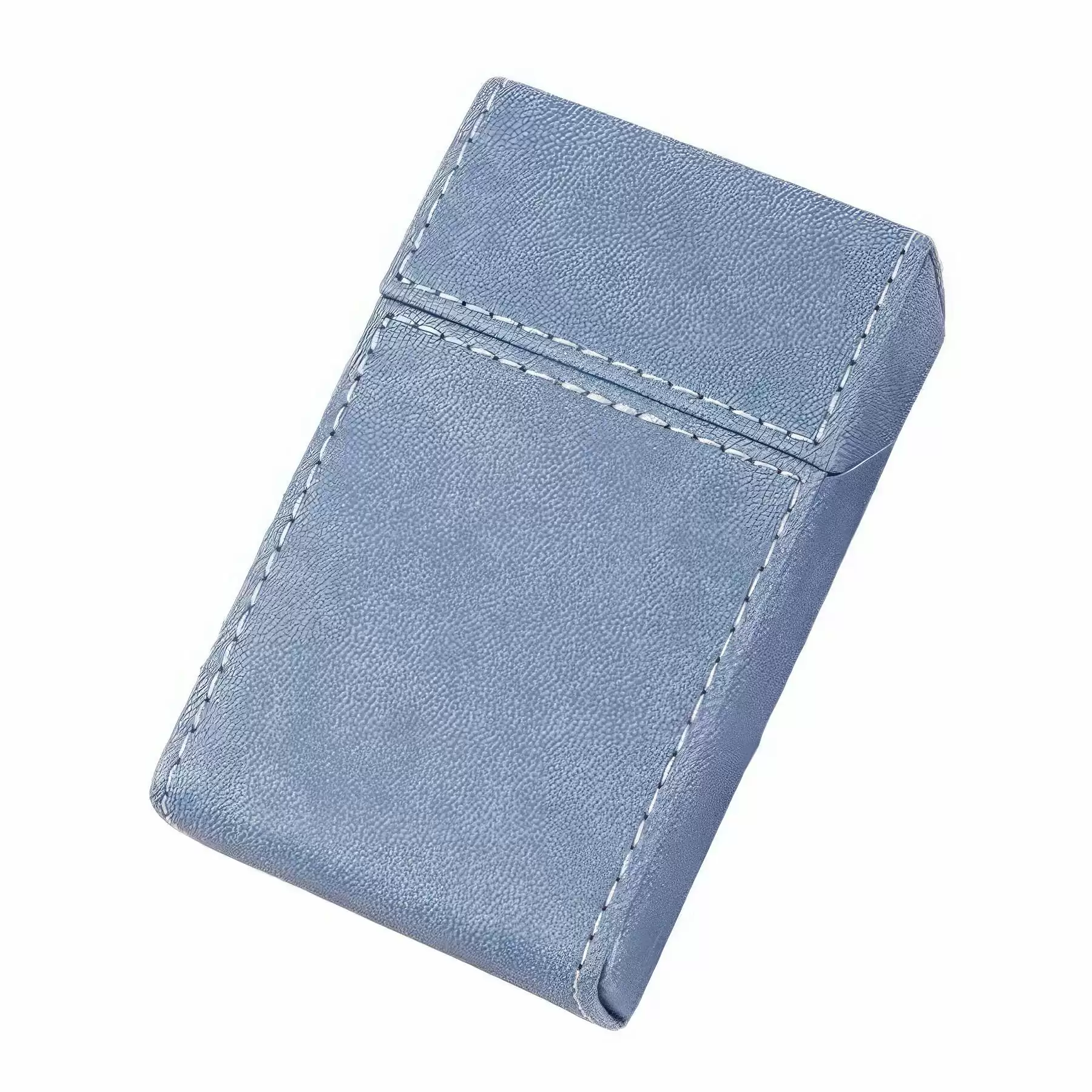 PU Leather Magnet Cigarette Gift Case & Lighter Box - Image 2