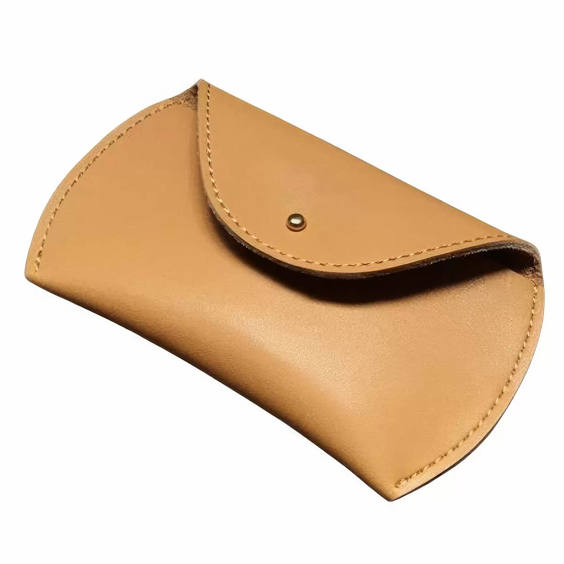 Genuine Leather Wireless Mouse Flip Case & Storage Bag - Image 2