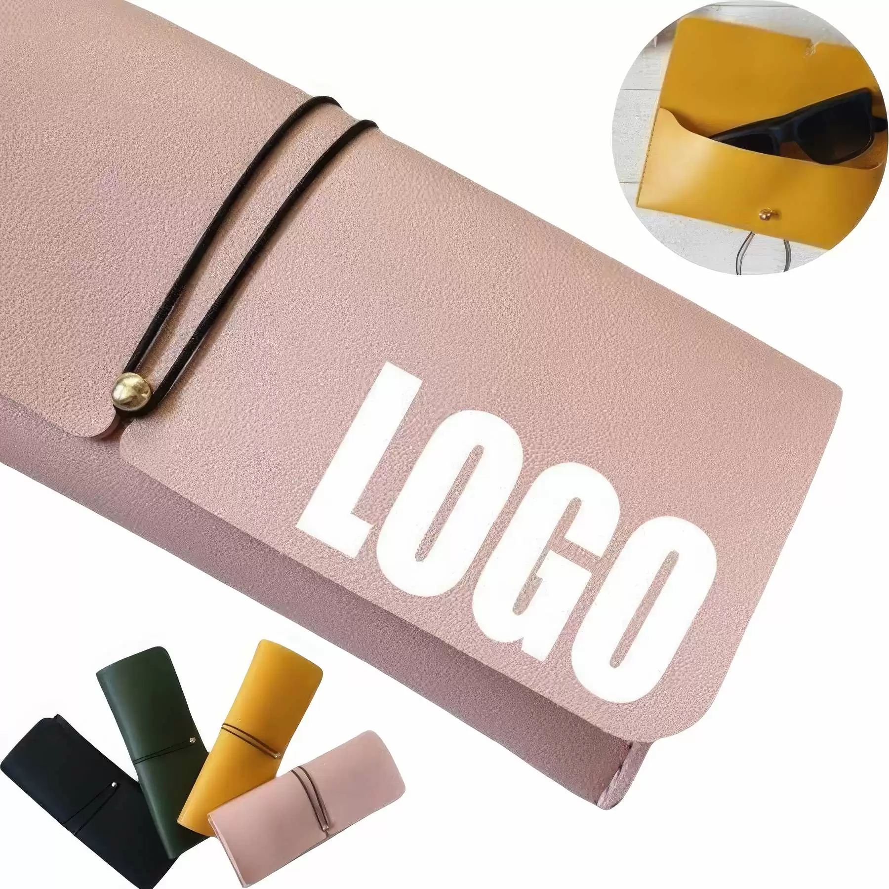 PU Leather Glasses Organizer Bag & Sunglasses Pouch Case