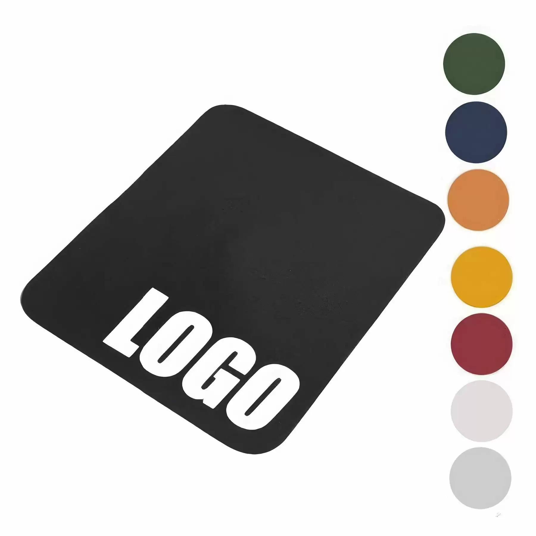 PU Leather Laptop Computer Mouse Pad & Table Mat