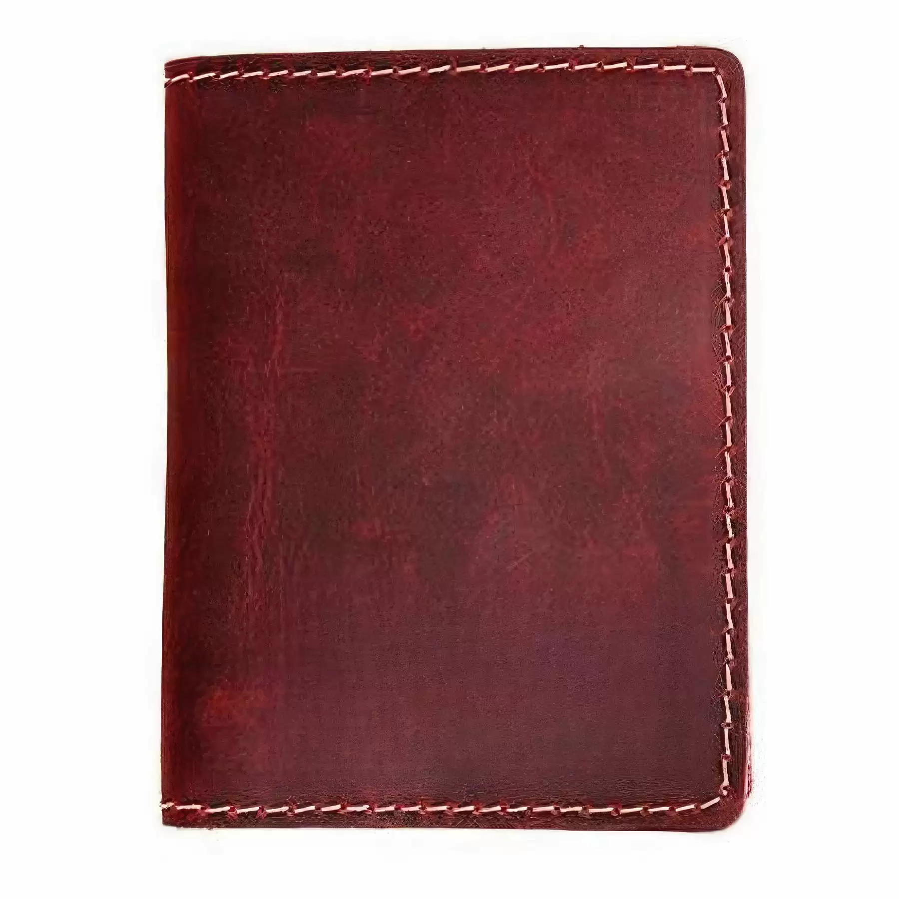 Genuine Leather Credit Card & ID Badge Pouch Case Bag - Image 2