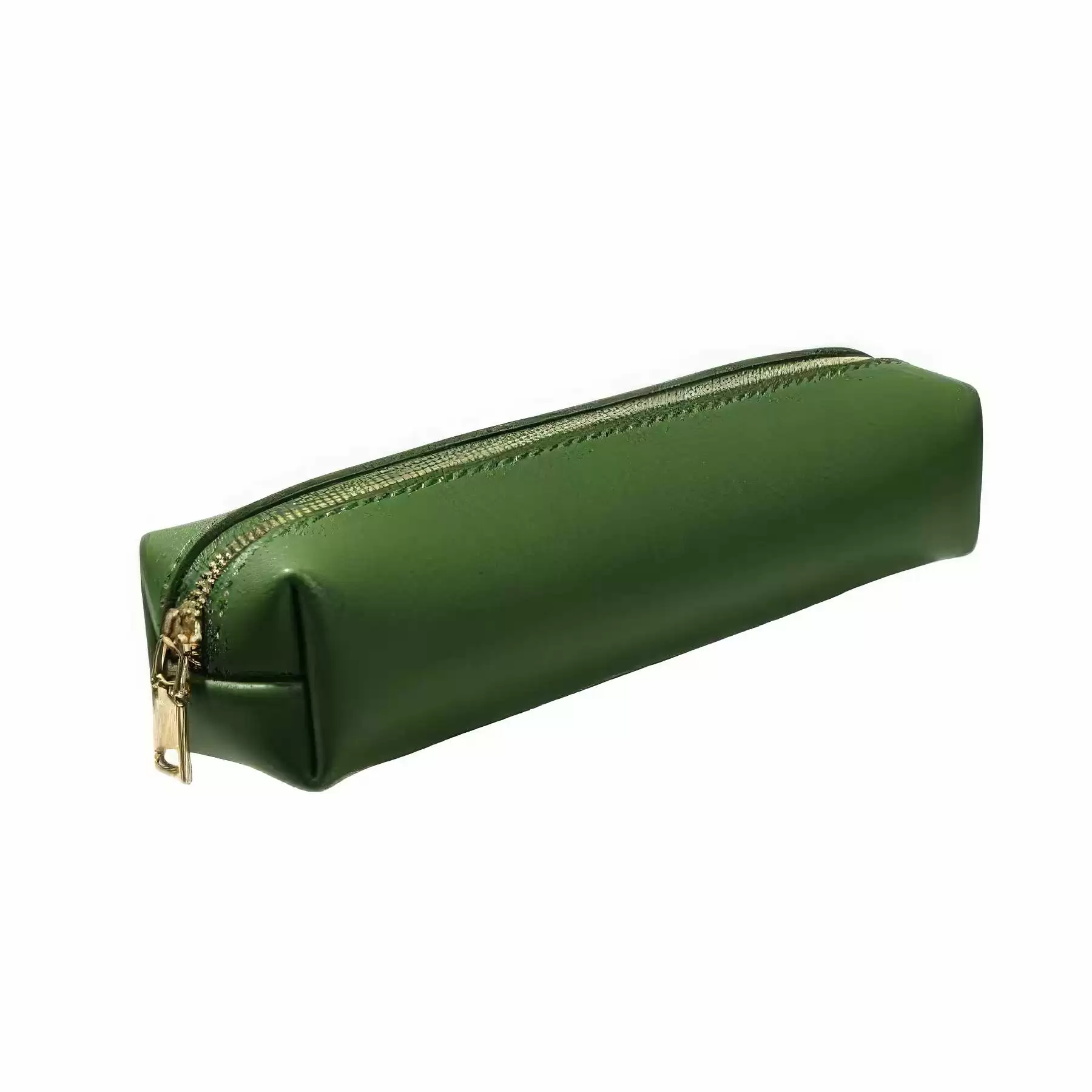 PU Leather Zippered School Pen Holder & Pencil Case - Image 2