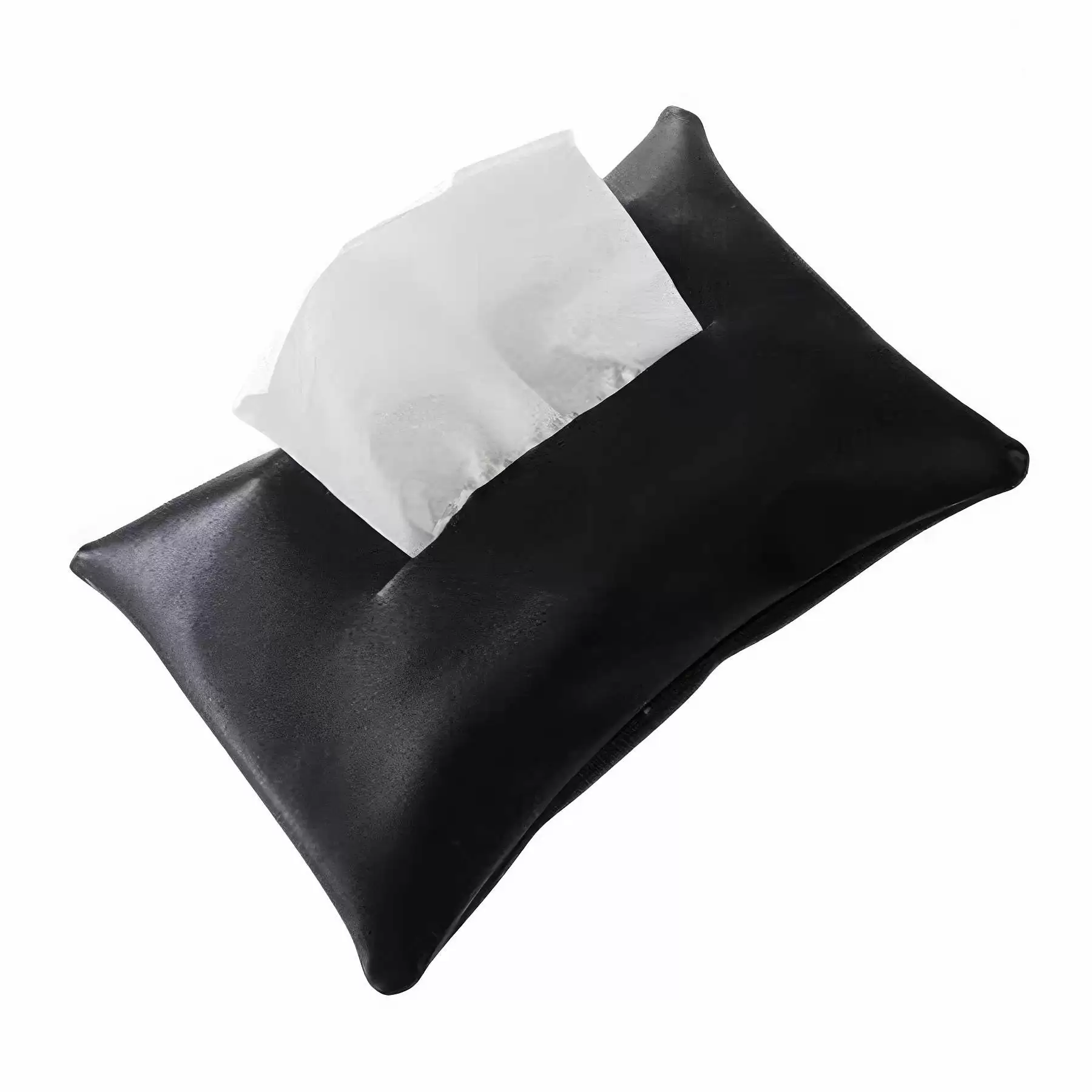 Custom PU Leather Car Napkin Case & Restaurant Tissue Box - Image 2