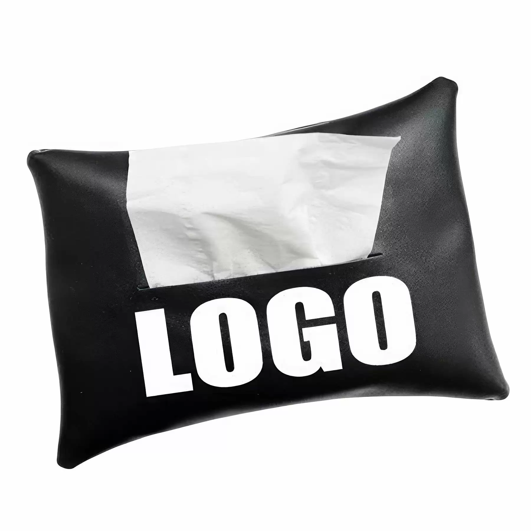 Custom PU Leather Car Napkin Case & Restaurant Tissue Box