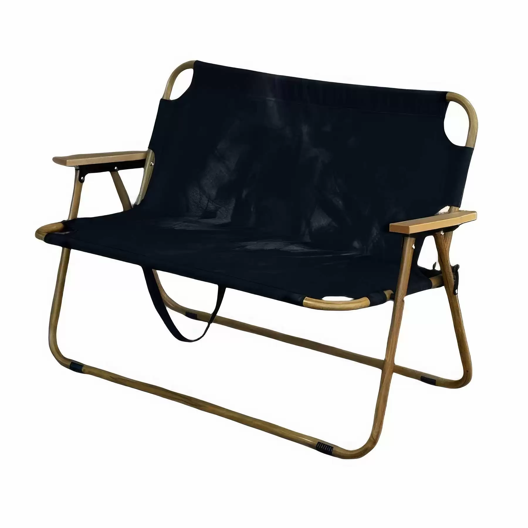 Foldable Outdoor Camping Beach Bench & BBQ Double Chair - Image 2