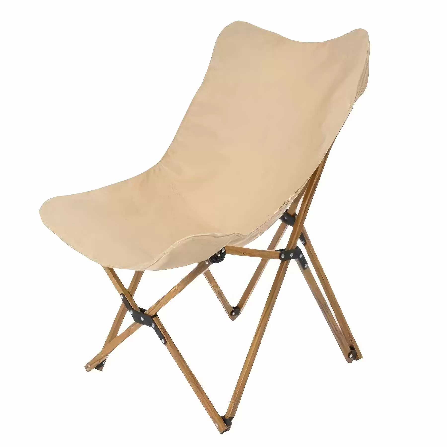 Foldable Outdoor Camping Beach & Director Chair - Image 2
