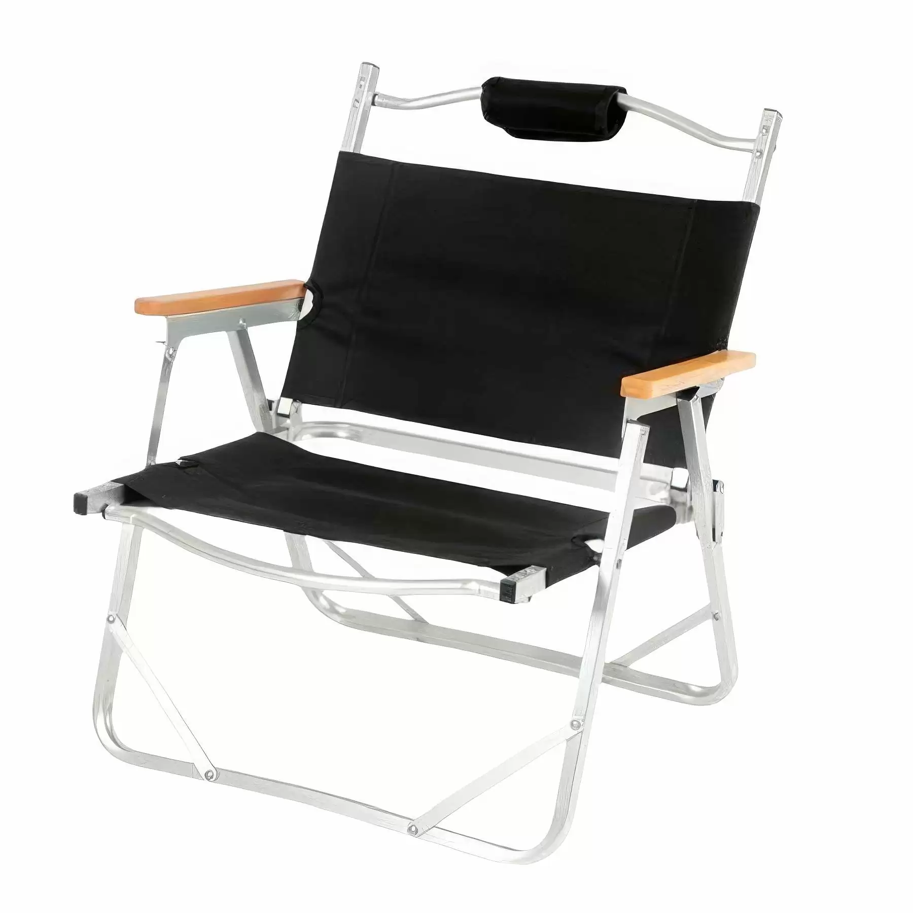 Foldable Outdoor Camping Beach Fishing & Director Chair - Image 2