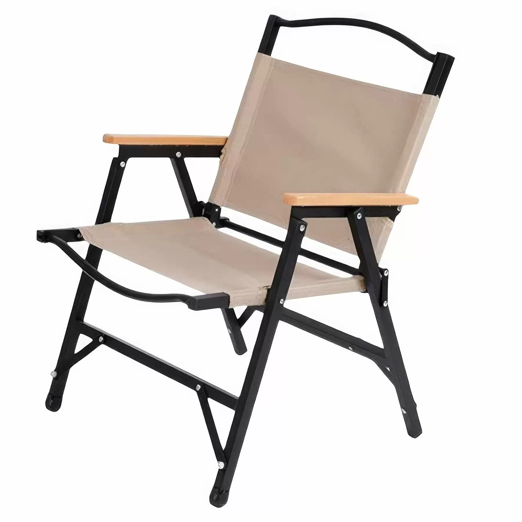 Foldable Outdoor Camping Beach Fishing & Director Chair - Image 2