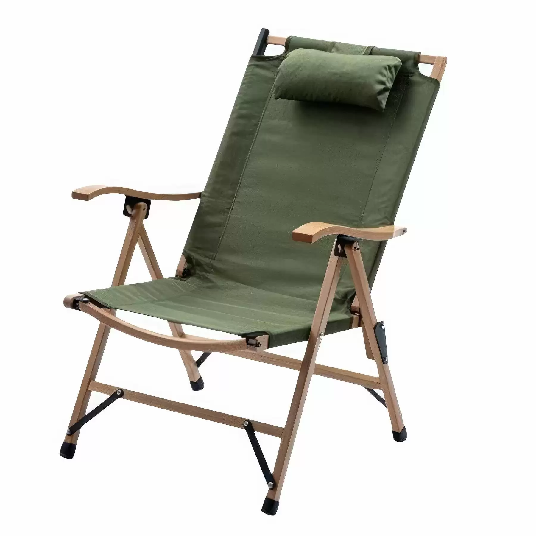 Foldable Outdoor Camping Beach Fishing & Director Deck Chair - Image 2