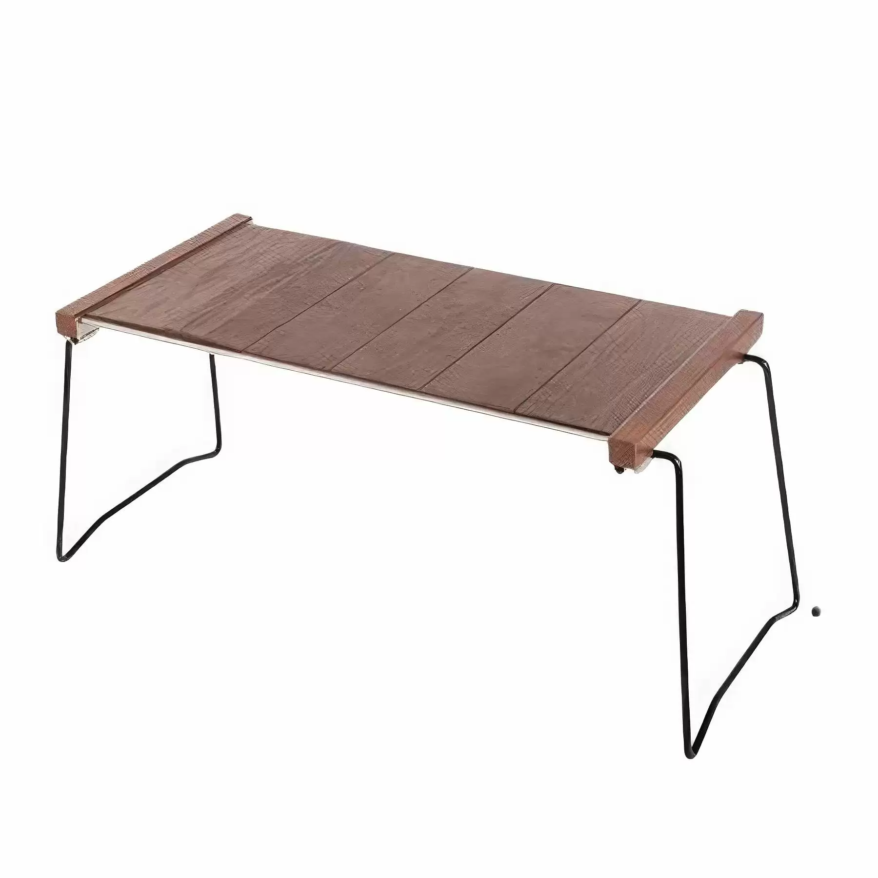 Foldable Oak Wood Outdoor Camping Beach Picnic Table - Image 2