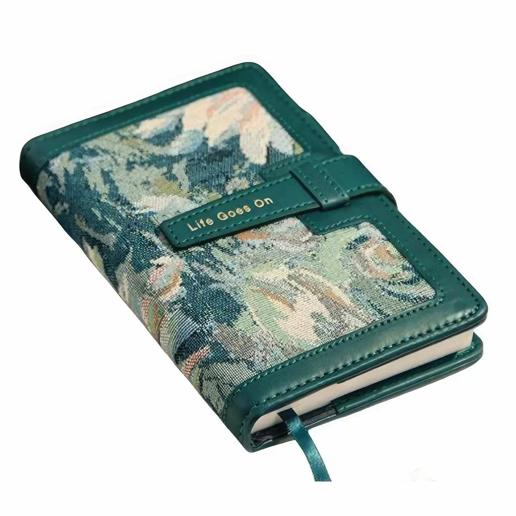 PU+Cloth A6 Business Conference Travel Journal Notebook - Image 2