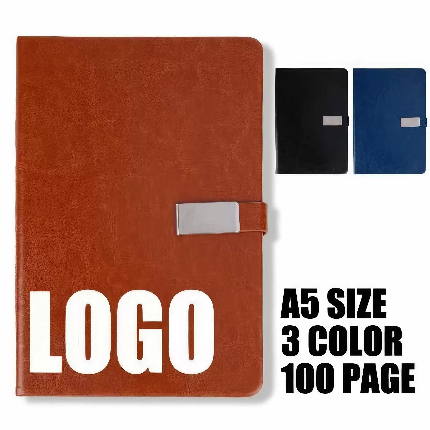 PU Leather A5 Business Conference Travel Journal Notebook