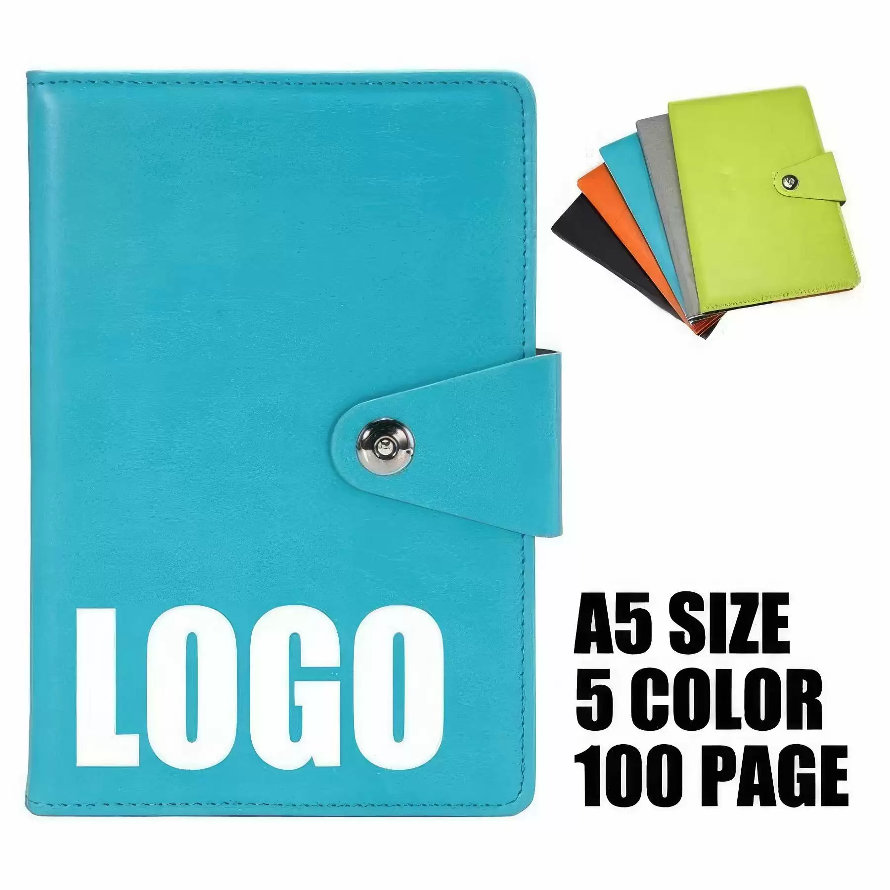 PU Leather A5 Business Conference Travel Journal Notebook