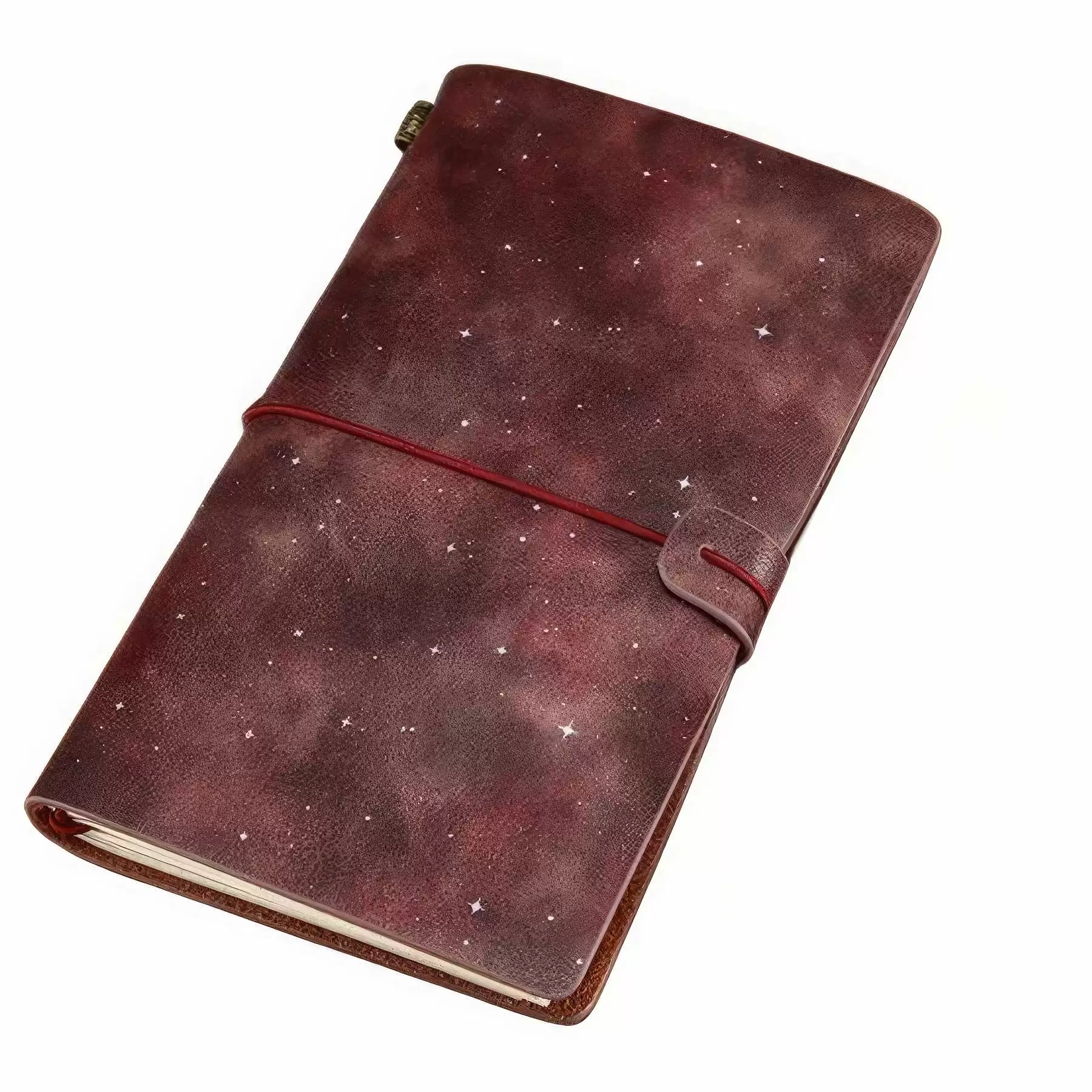 PU Leather Starry Business Travel Journal Pocket Notebook - Image 2