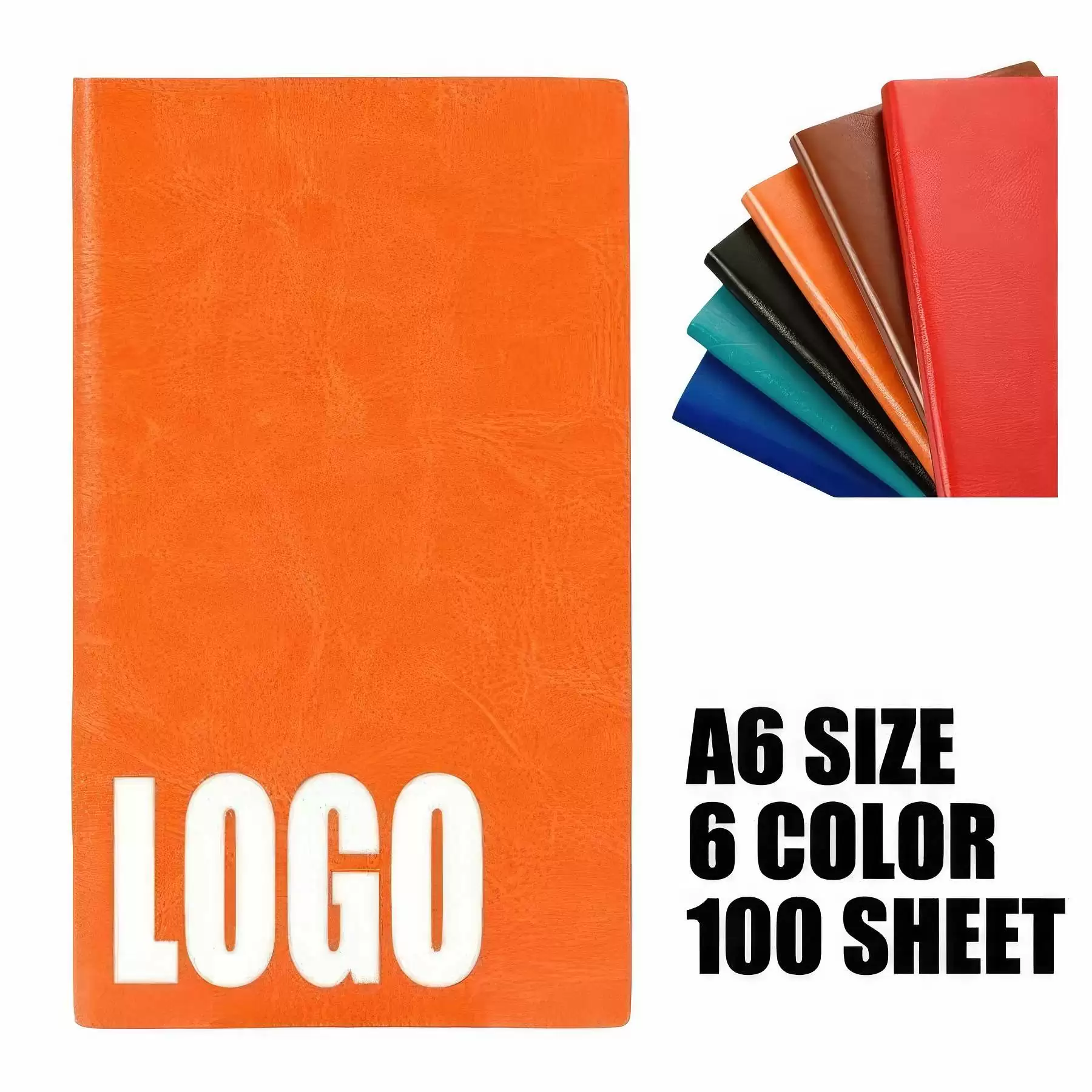 PU Leather A6 Business Conference Travel Journal Notebook