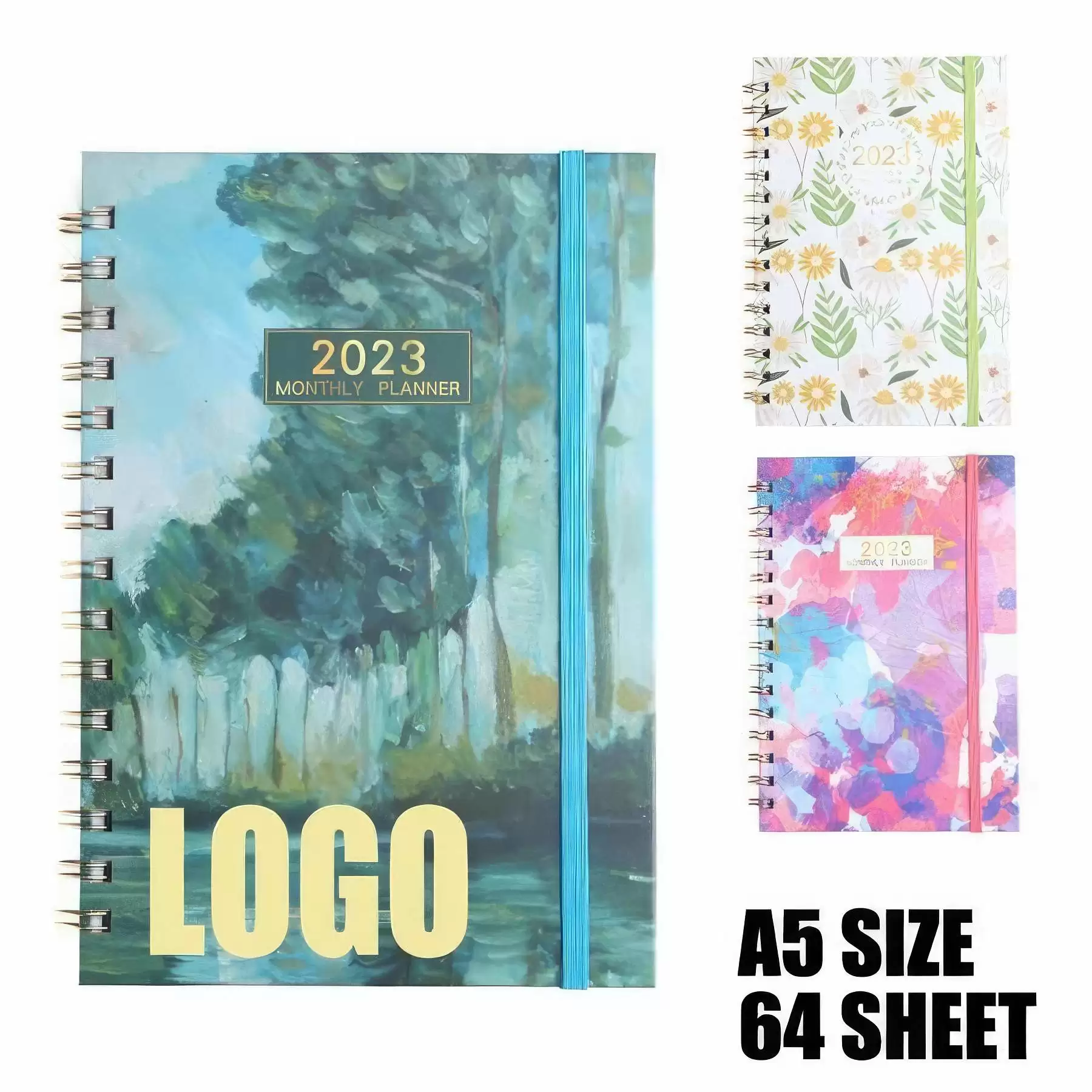 PU Leather A5 Business Travel Journal Binder Notebook