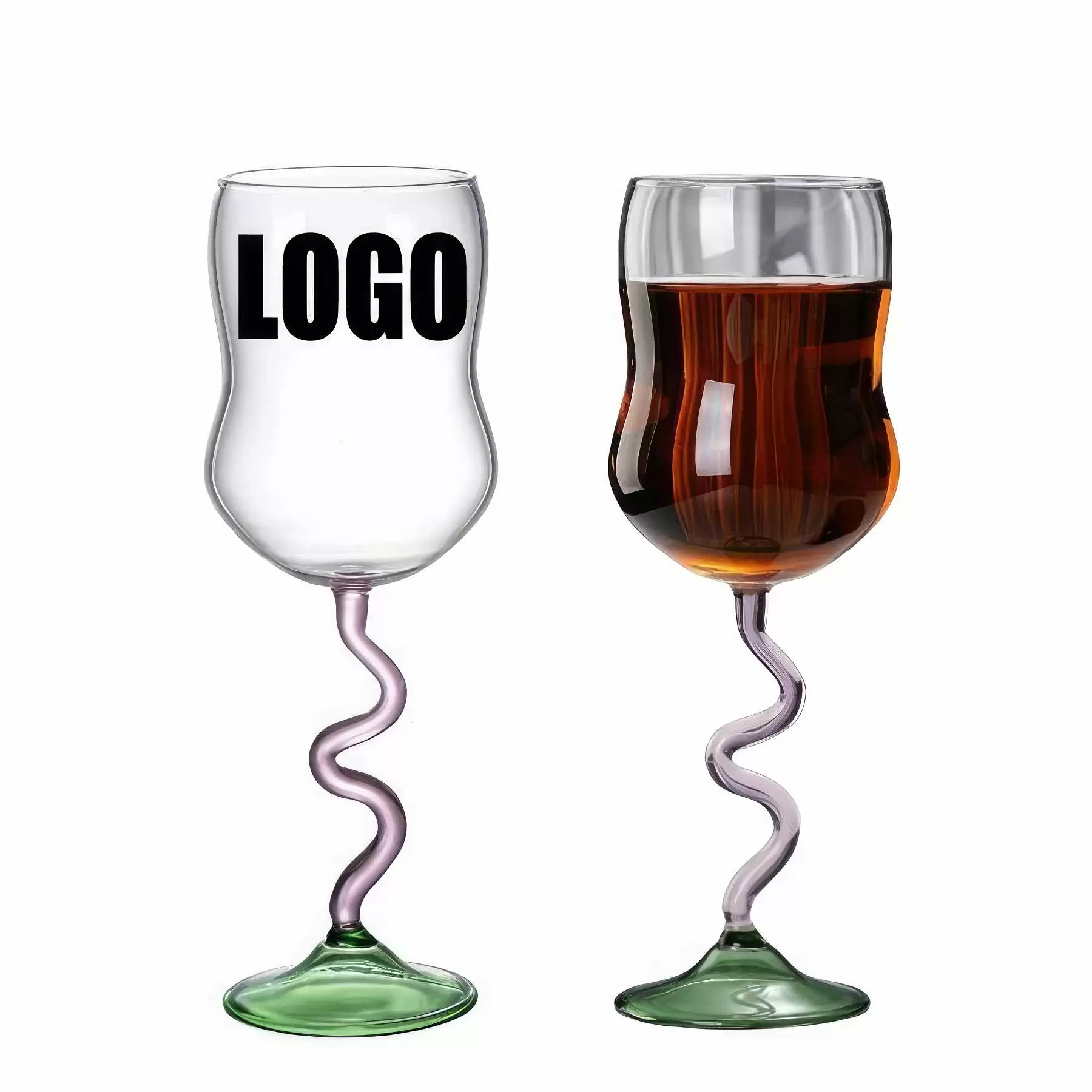 11 OZ. Glass Wine Champagne Gift Drinking Goblet Cup