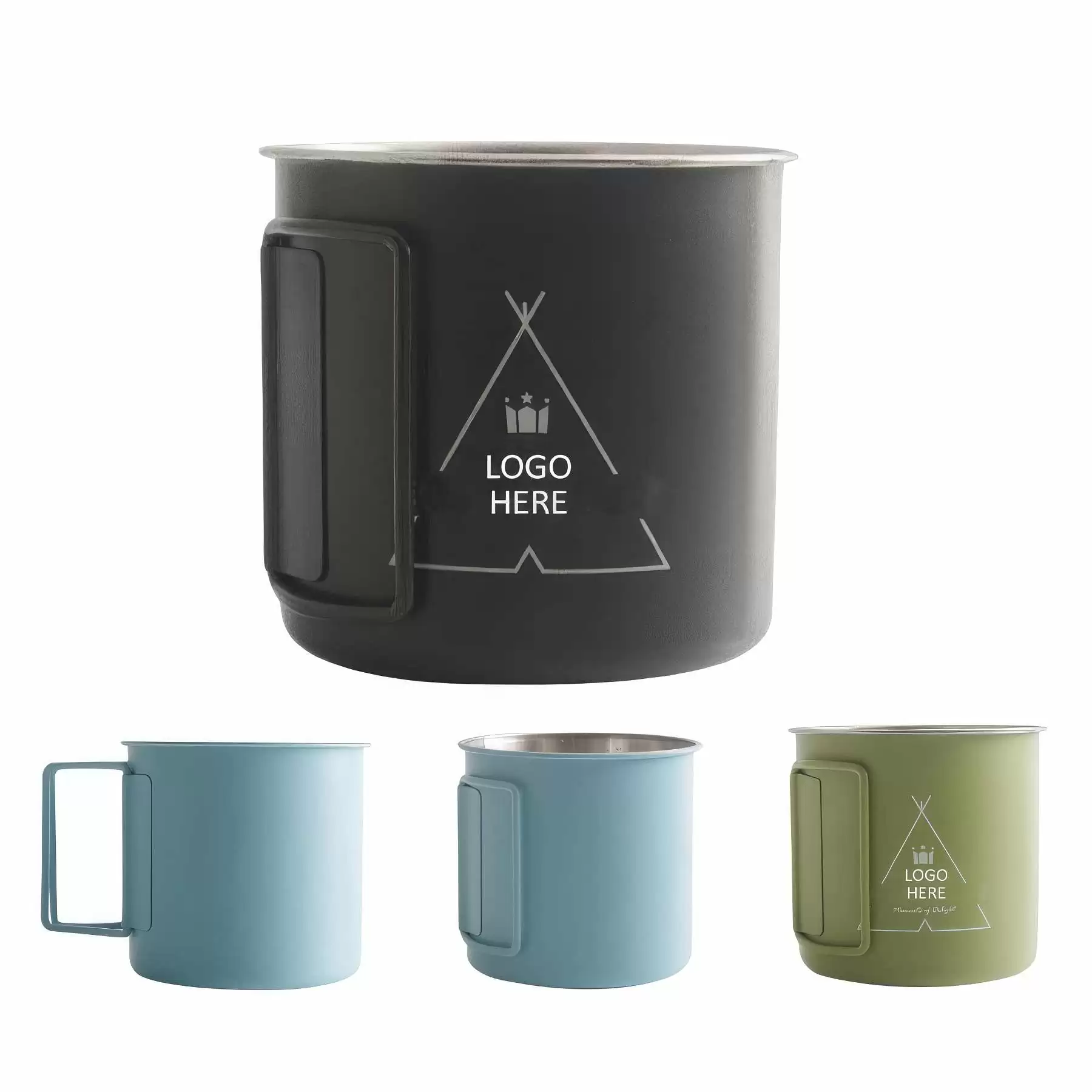 Camping Cup With Folding Handle